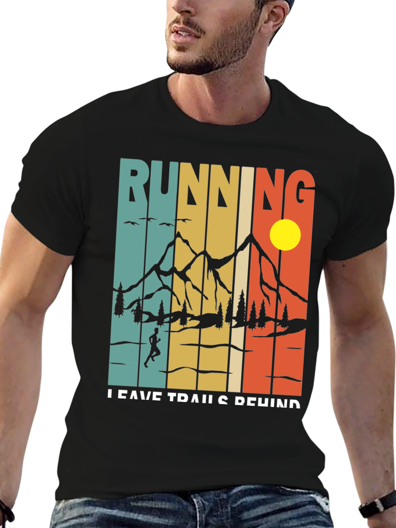 Running Leave Trails Behind Graphic Tee