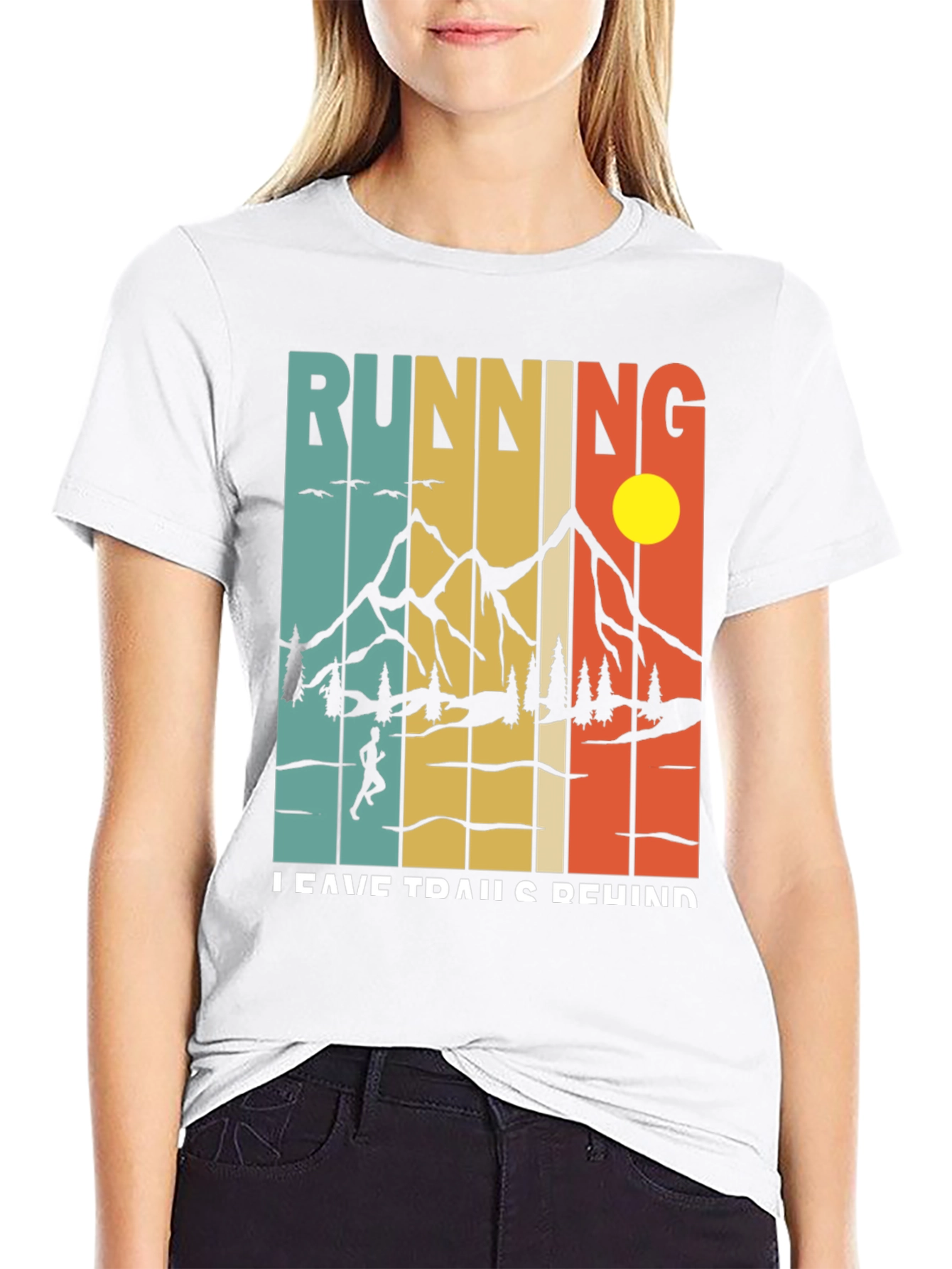 Running Leave Trails Behind Graphic Tee