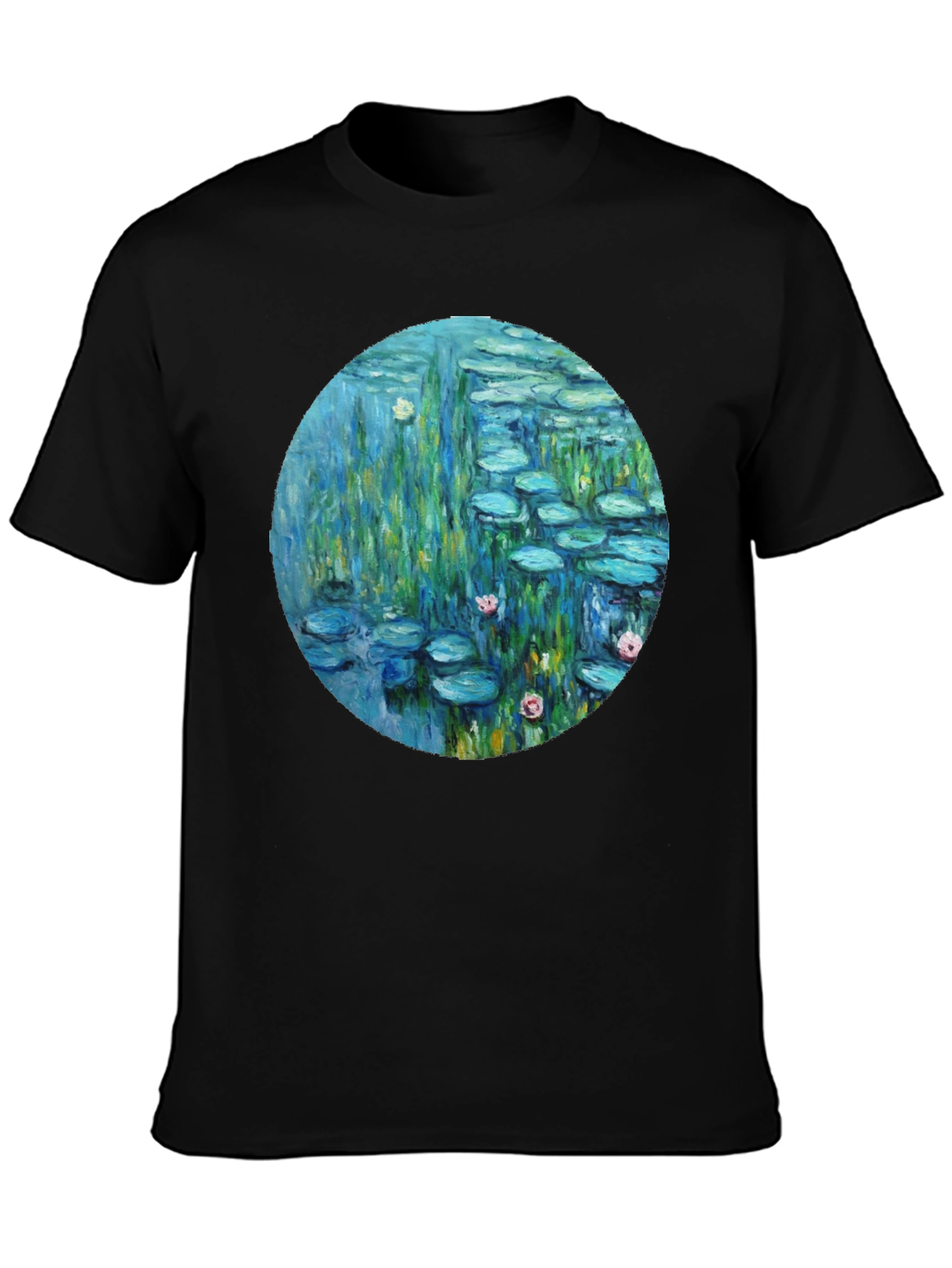 Monet Lily Pads Graphic Tee - Stylish Art T-Shirt