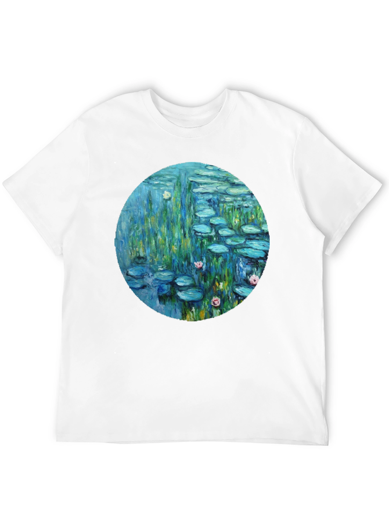 Monet Lily Pads Graphic Tee - Stylish Art T-Shirt