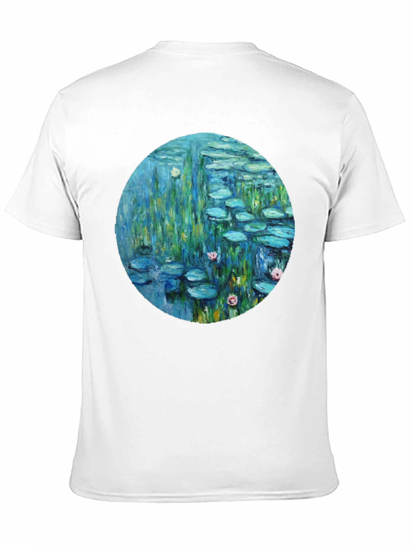 Monet Lily Pads Graphic Tee - Stylish Art T-Shirt