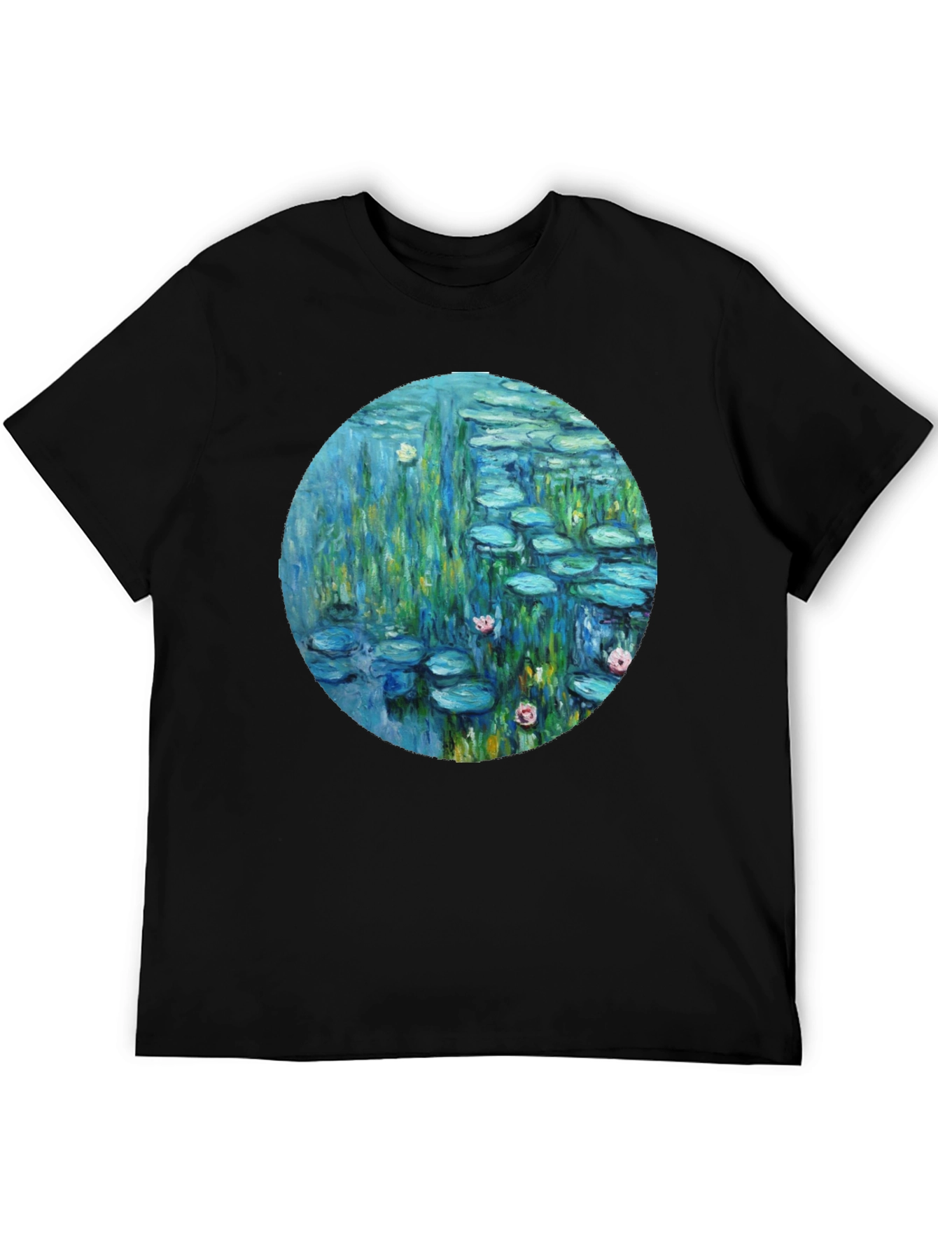 Monet Lily Pads Graphic Tee - Stylish Art T-Shirt