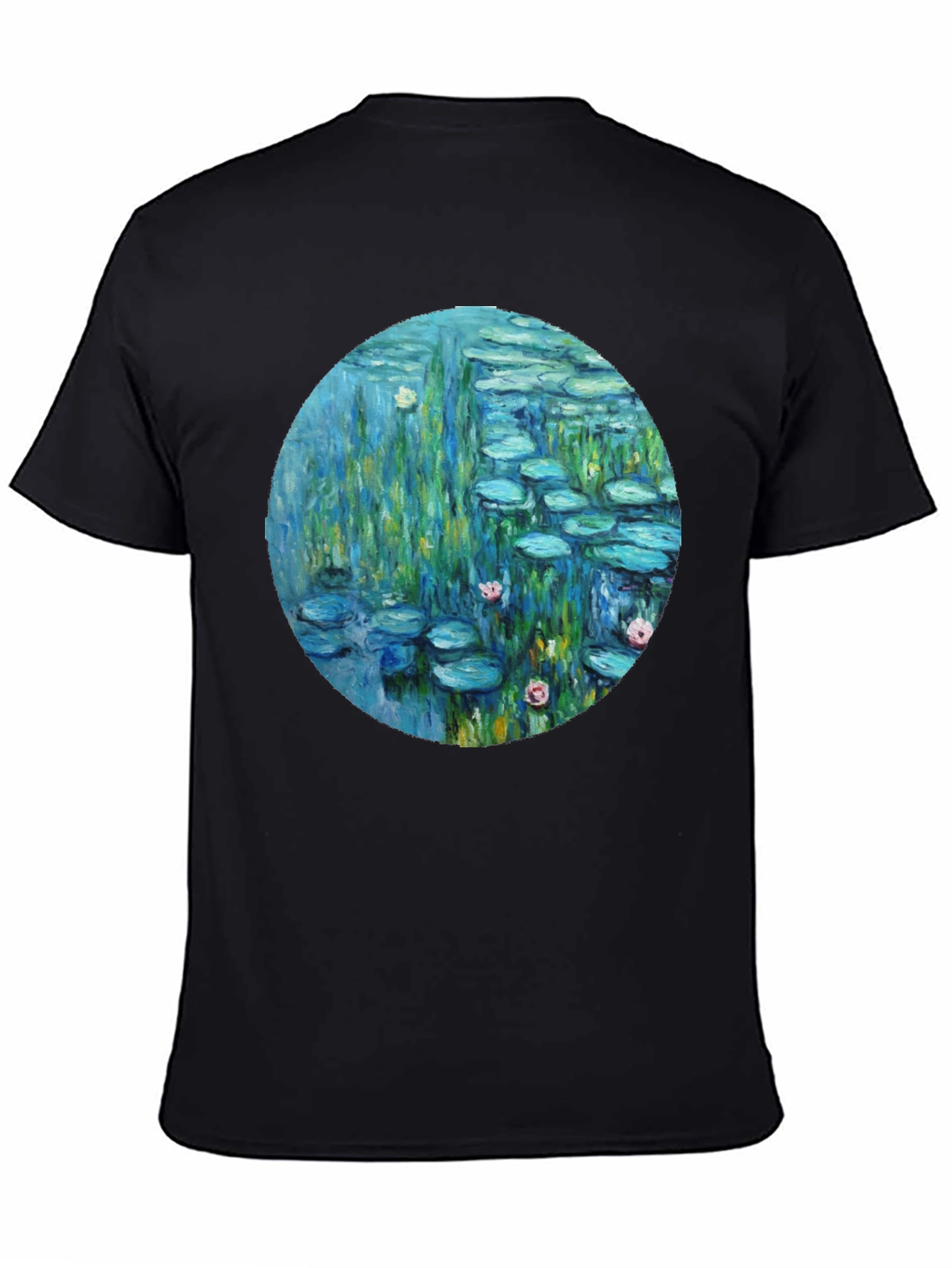Monet Lily Pads Graphic Tee - Stylish Art T-Shirt