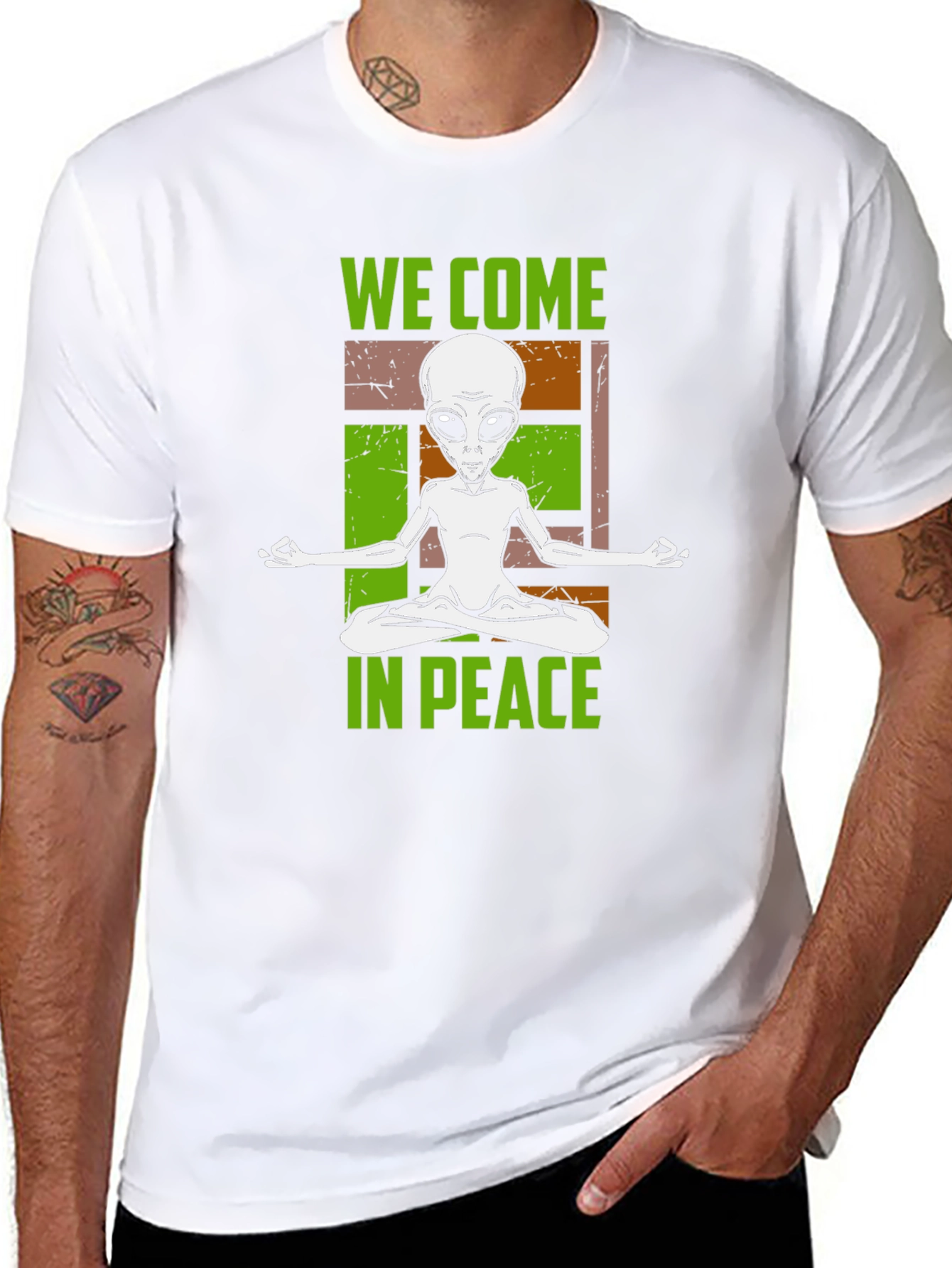 We Come in Peace Alien T-Shirt