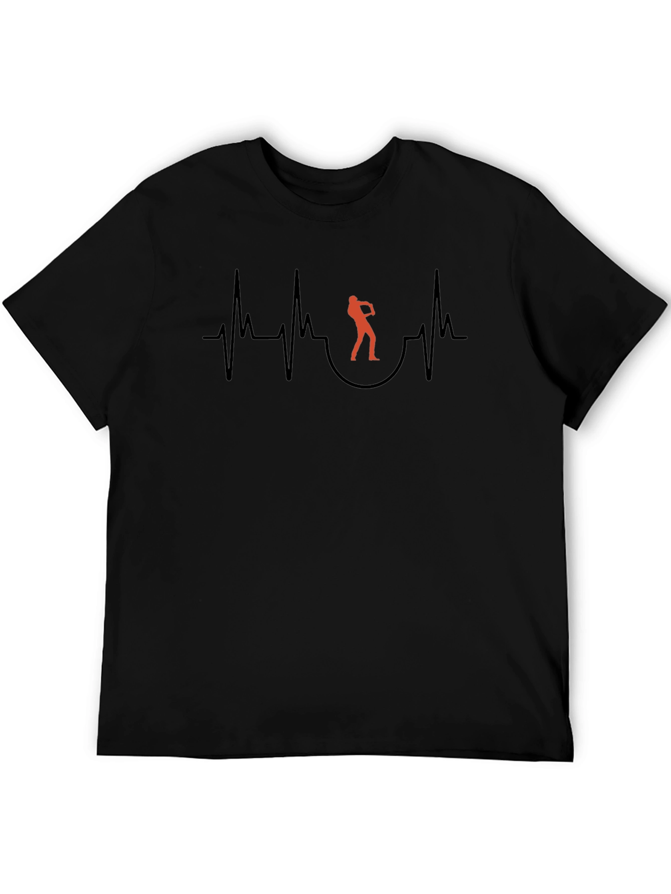 Golf Heartbeat T-Shirt | Novelty Golfer Tee