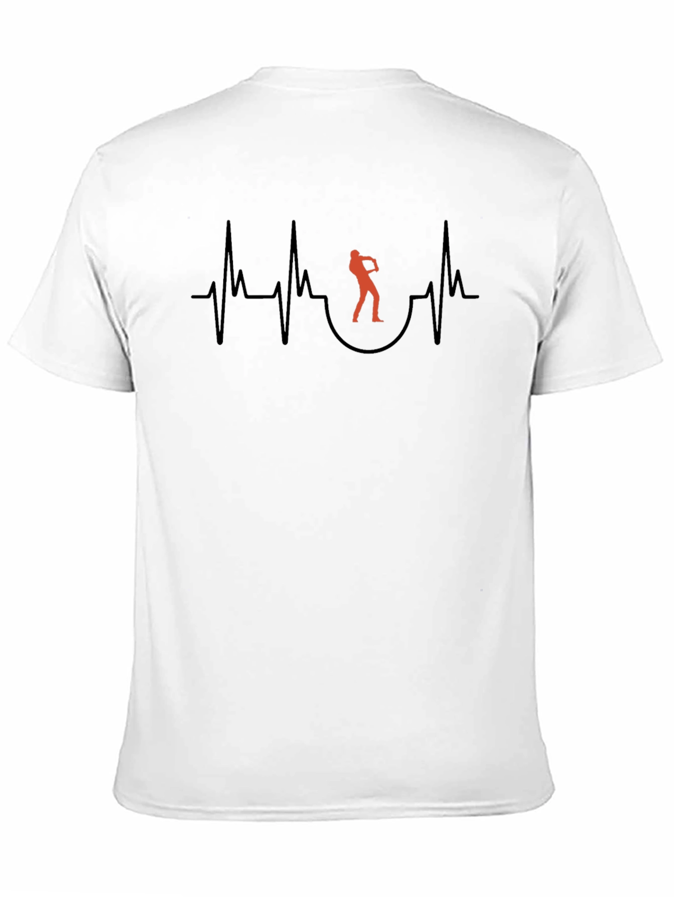Golf Heartbeat T-Shirt | Novelty Golfer Tee