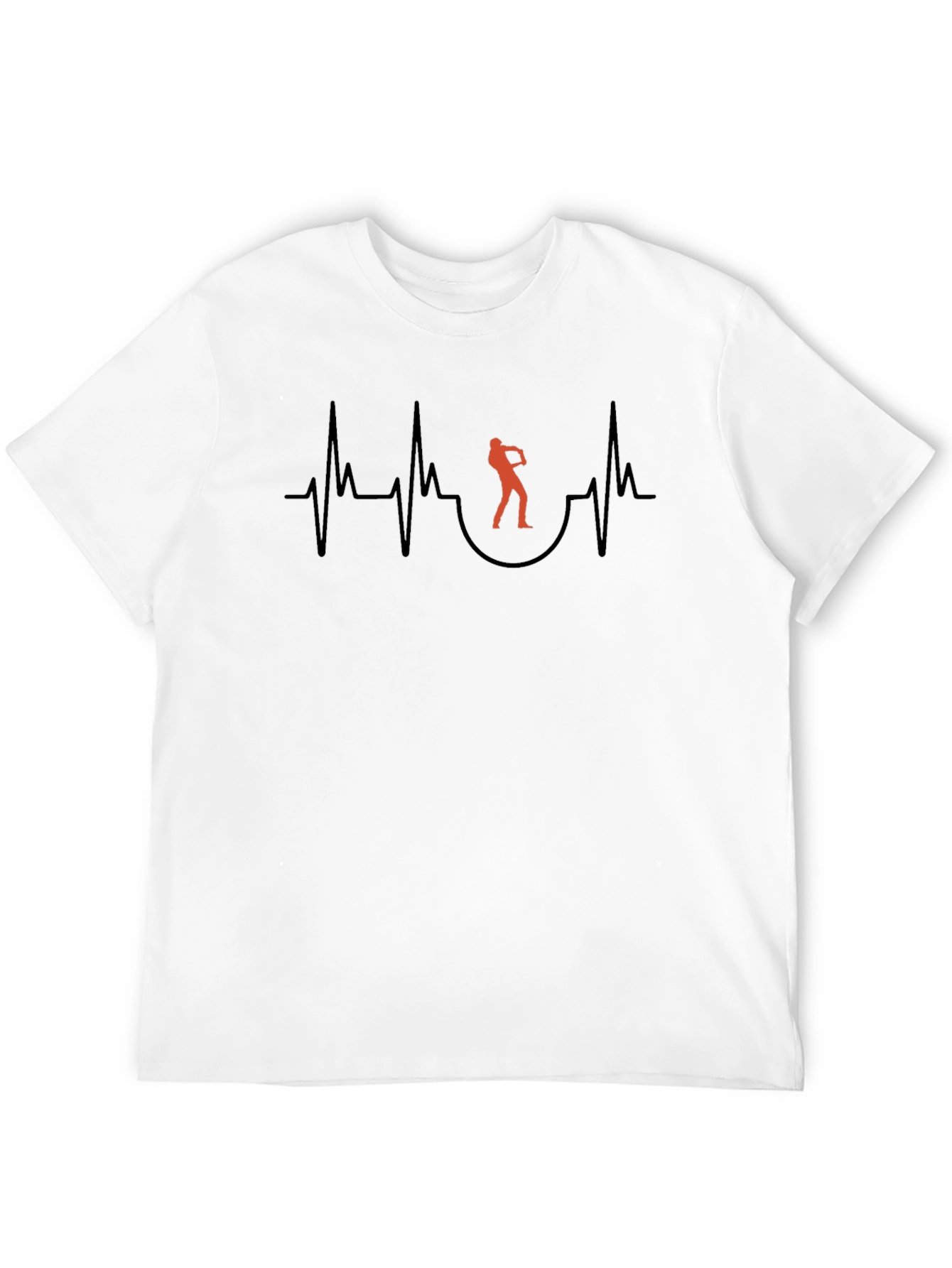 Golf Heartbeat T-Shirt | Novelty Golfer Tee