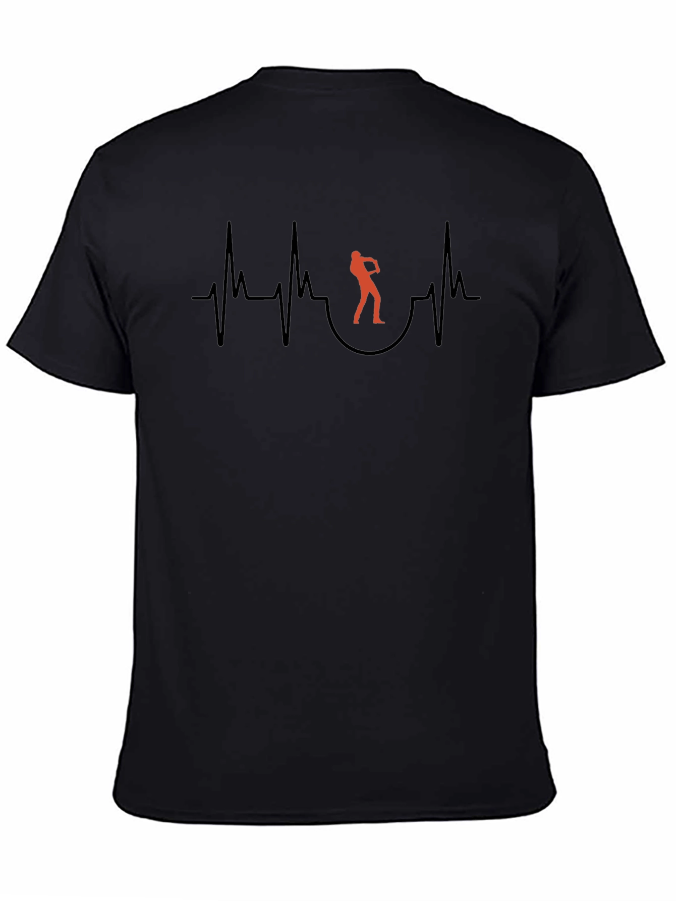 Golf Heartbeat T-Shirt | Novelty Golfer Tee