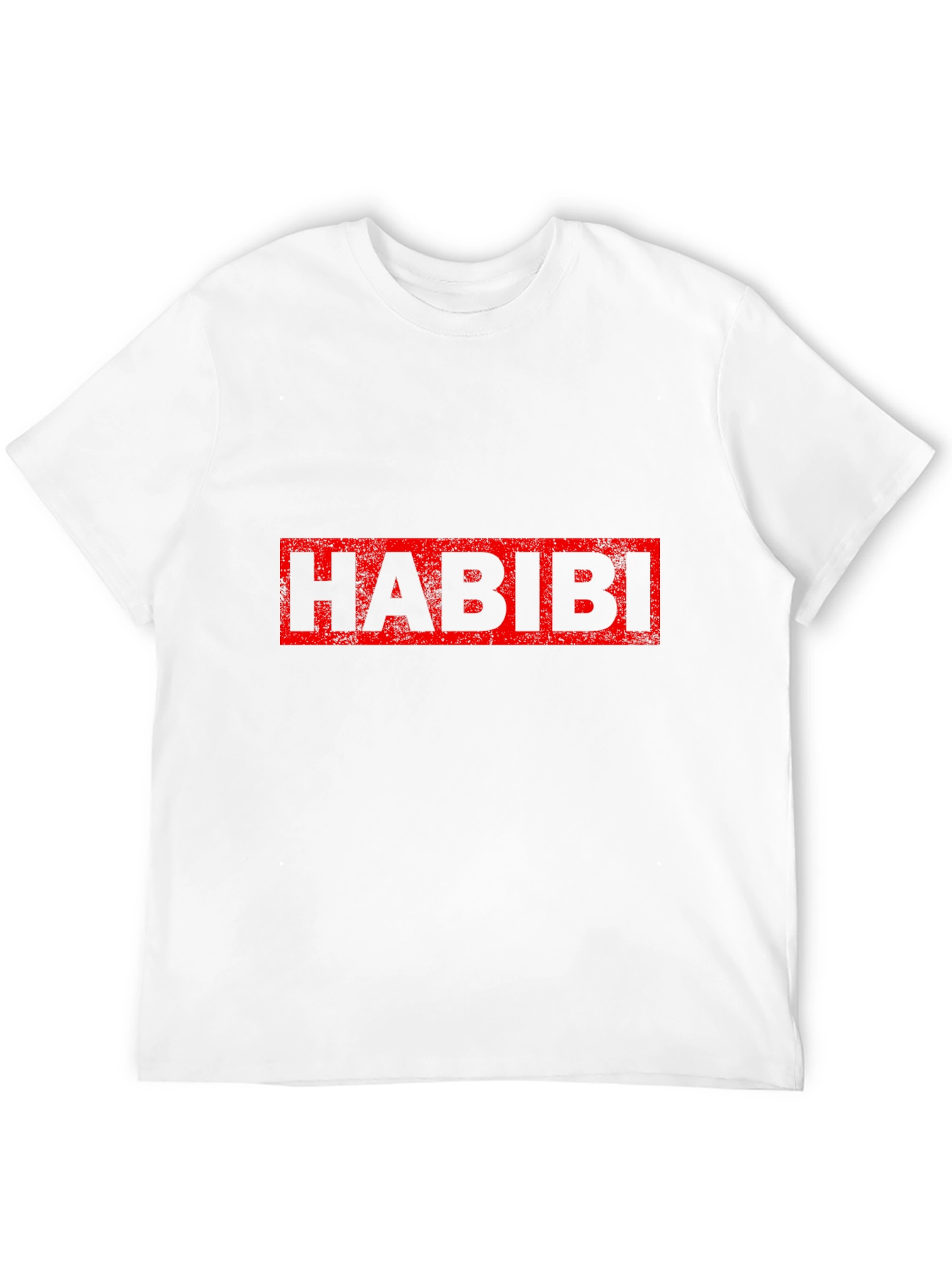 Habibi Graphic Tee - Trendy Unisex Black T-Shirt