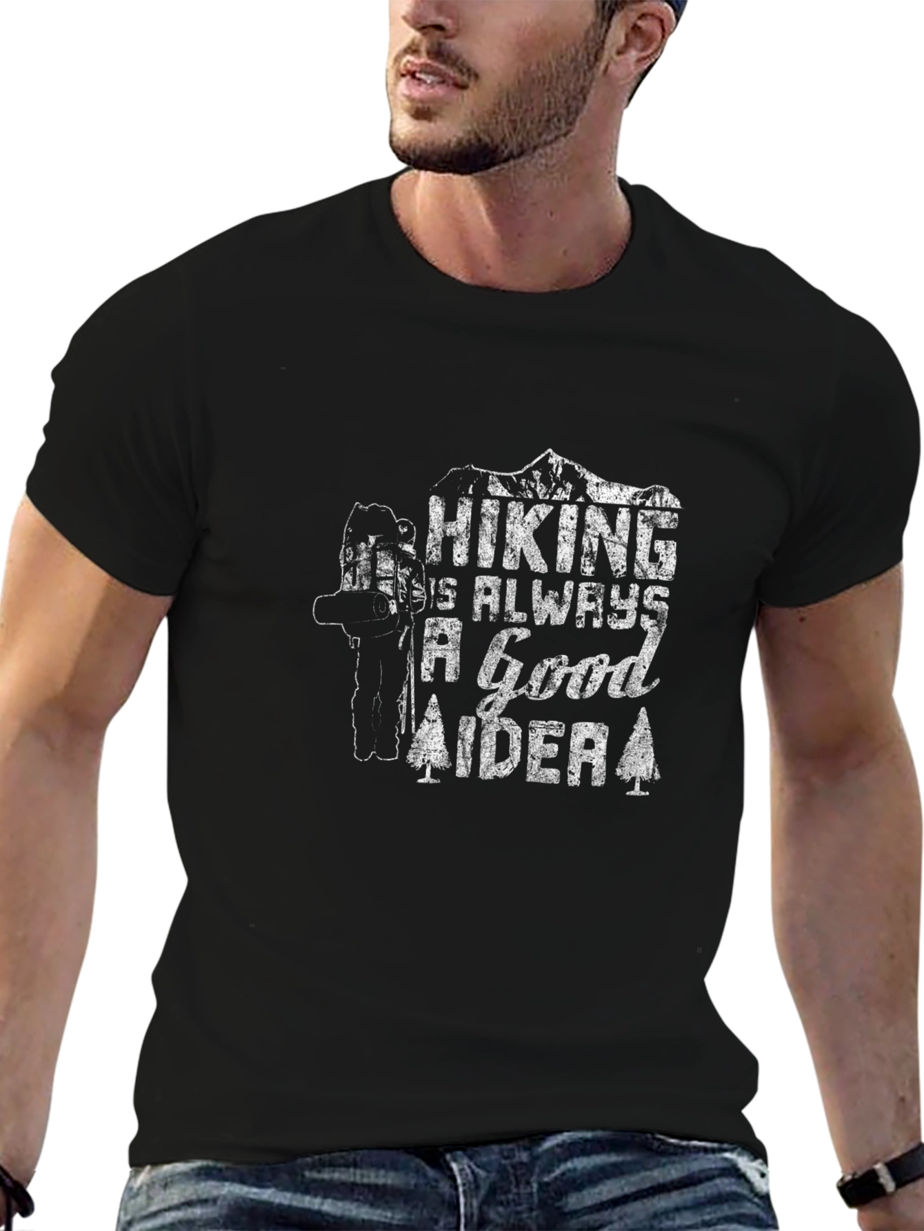 Hiking is Always a Good Aider Graphic T-Shirt