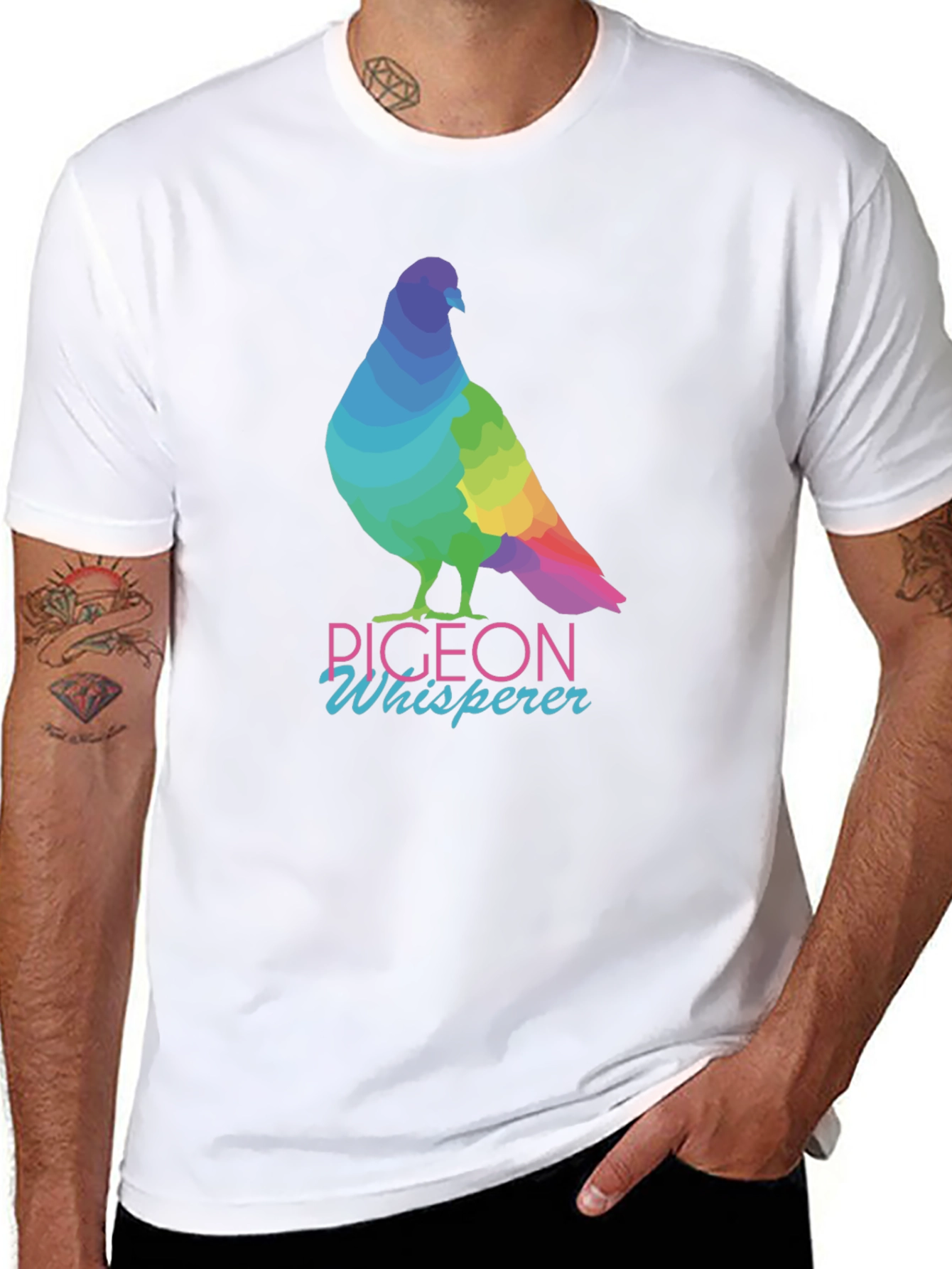 Pigeon Whisperer Graphic T-Shirt