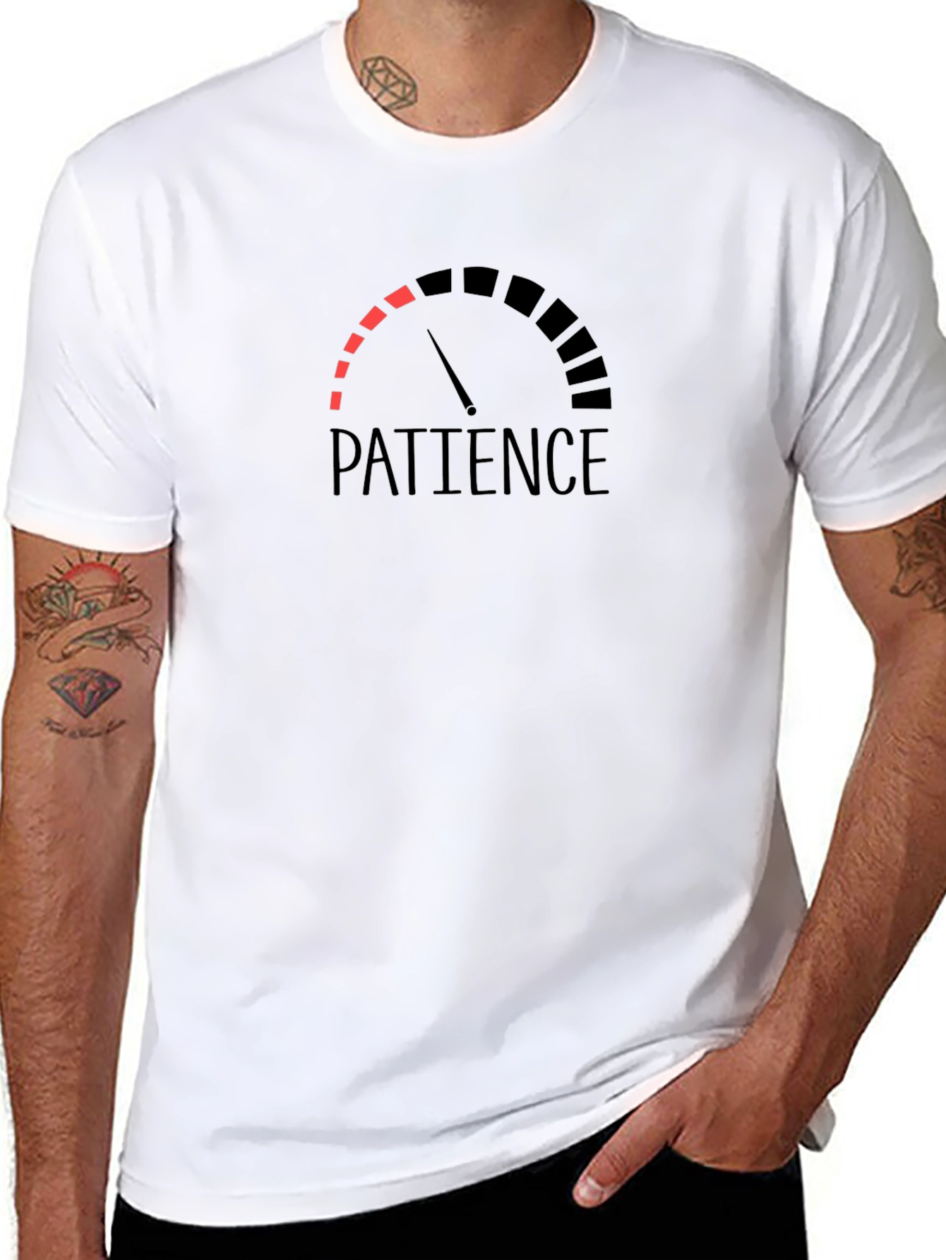 Patience Level T-Shirt - Graphic Tee for Men