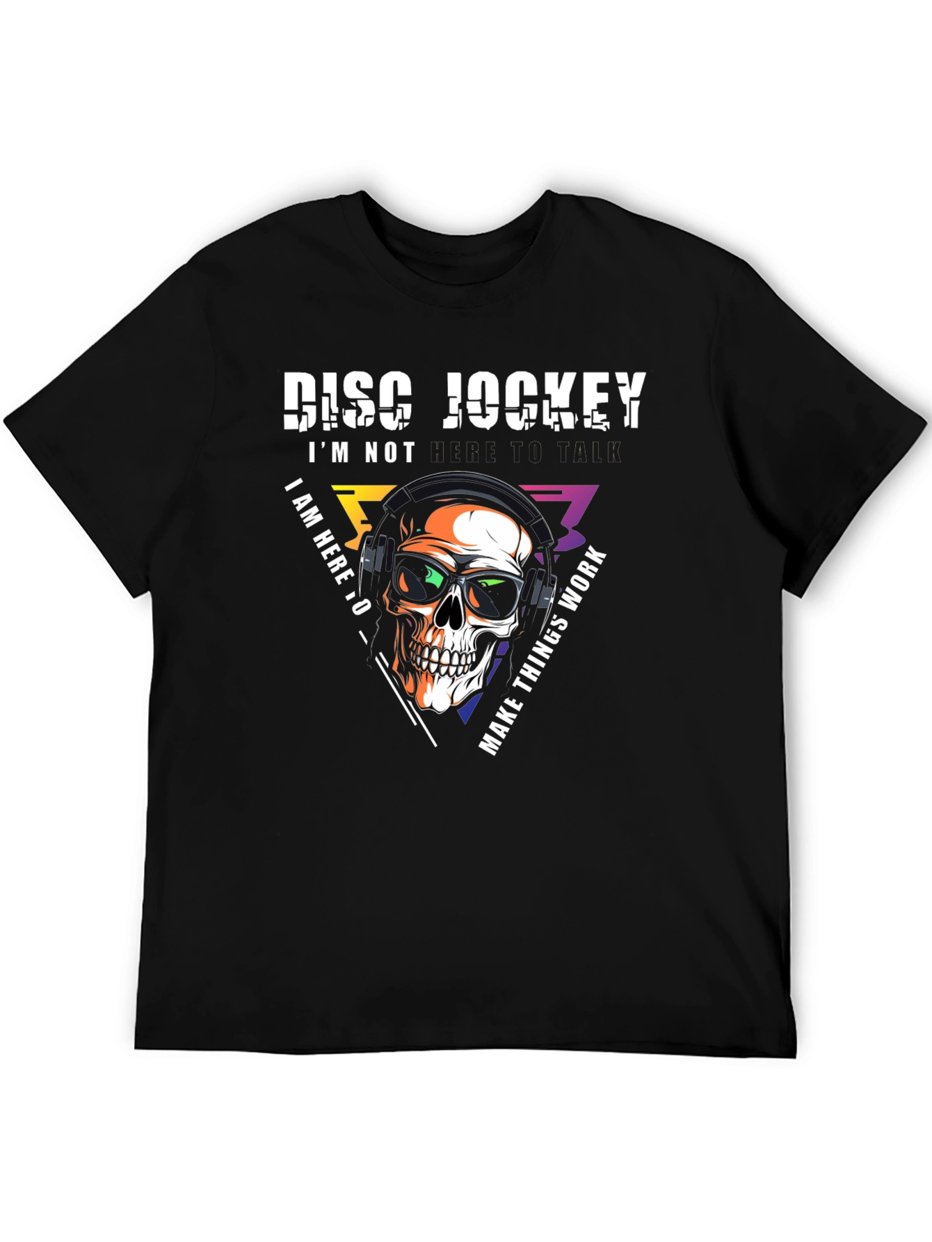 DJ Skull Graphic T-Shirt - Music Lover Tee