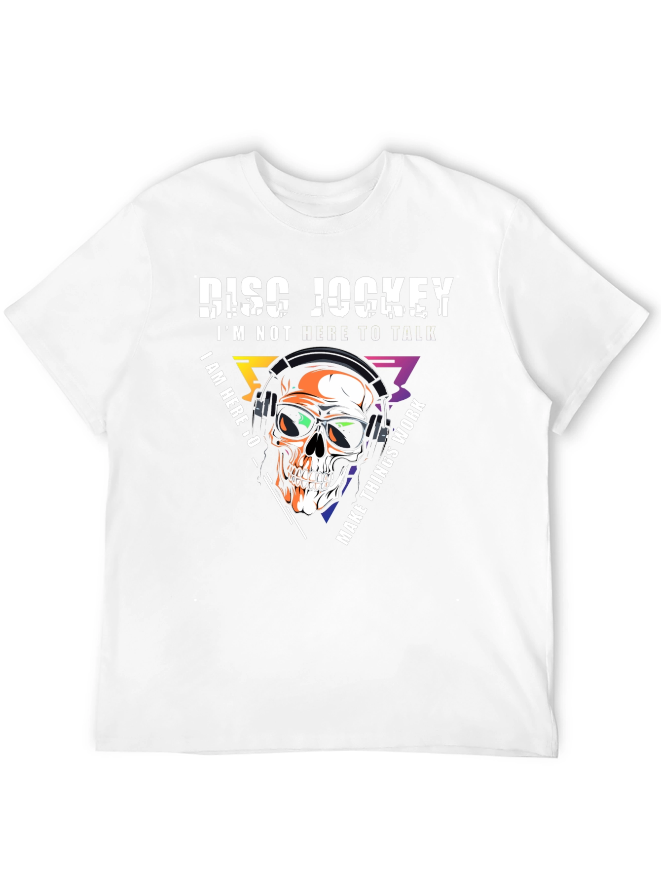 DJ Skull Graphic T-Shirt - Music Lover Tee
