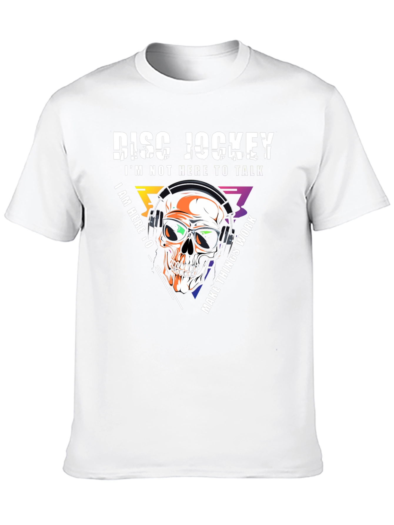DJ Skull Graphic T-Shirt - Music Lover Tee