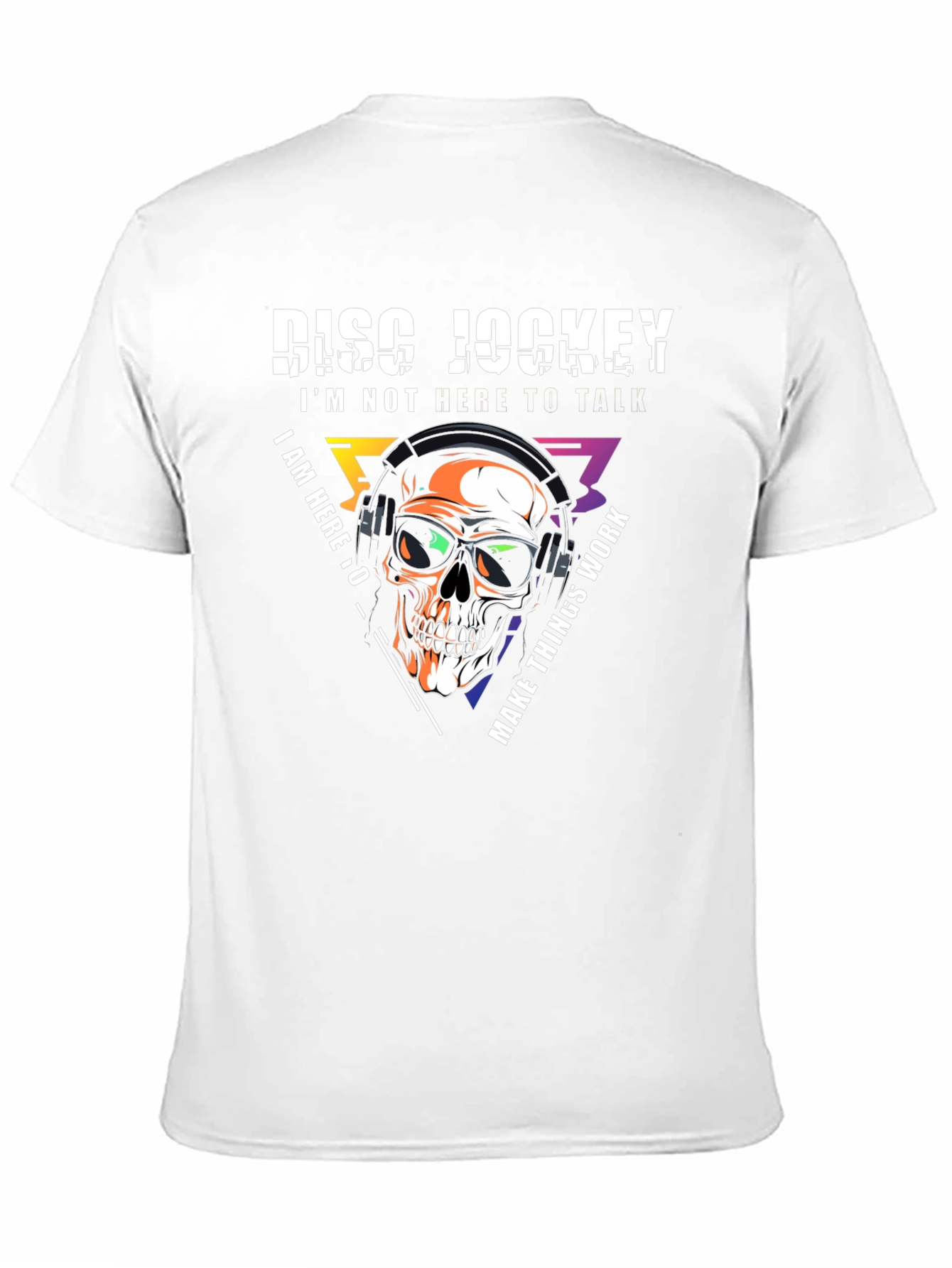 DJ Skull Graphic T-Shirt - Music Lover Tee