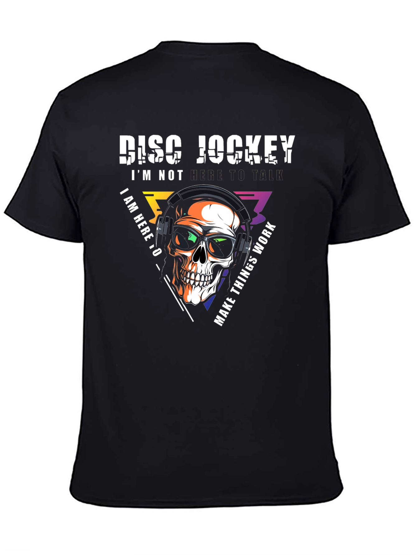 DJ Skull Graphic T-Shirt - Music Lover Tee
