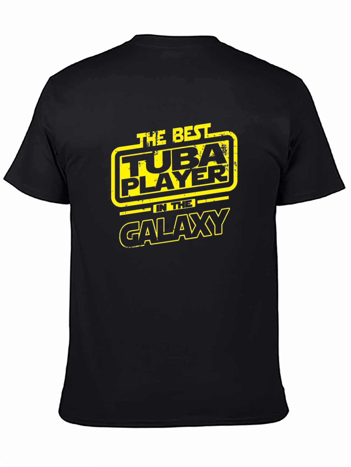 Best Tuba Player Galaxy Black T-Shirt