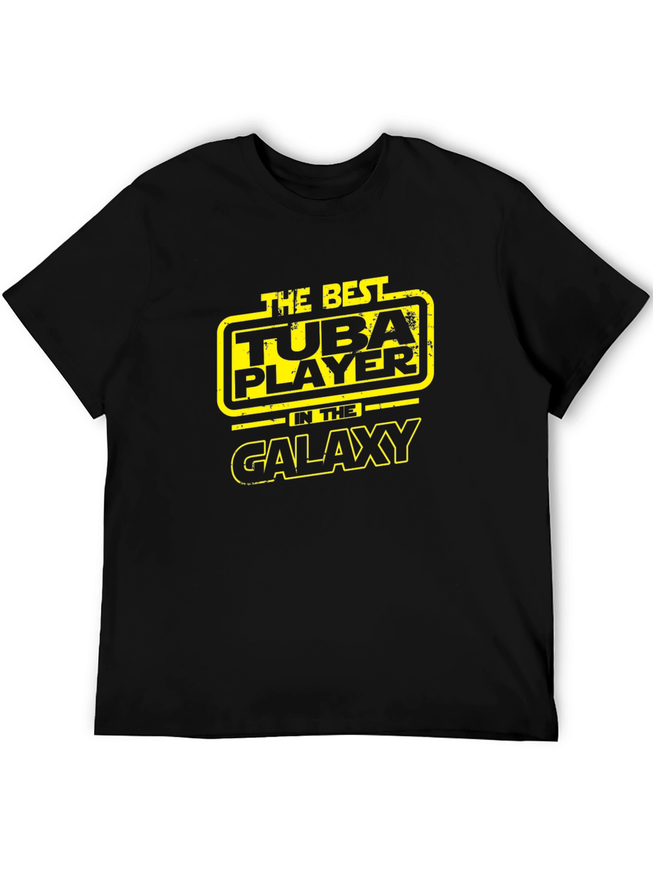 Best Tuba Player Galaxy Black T-Shirt