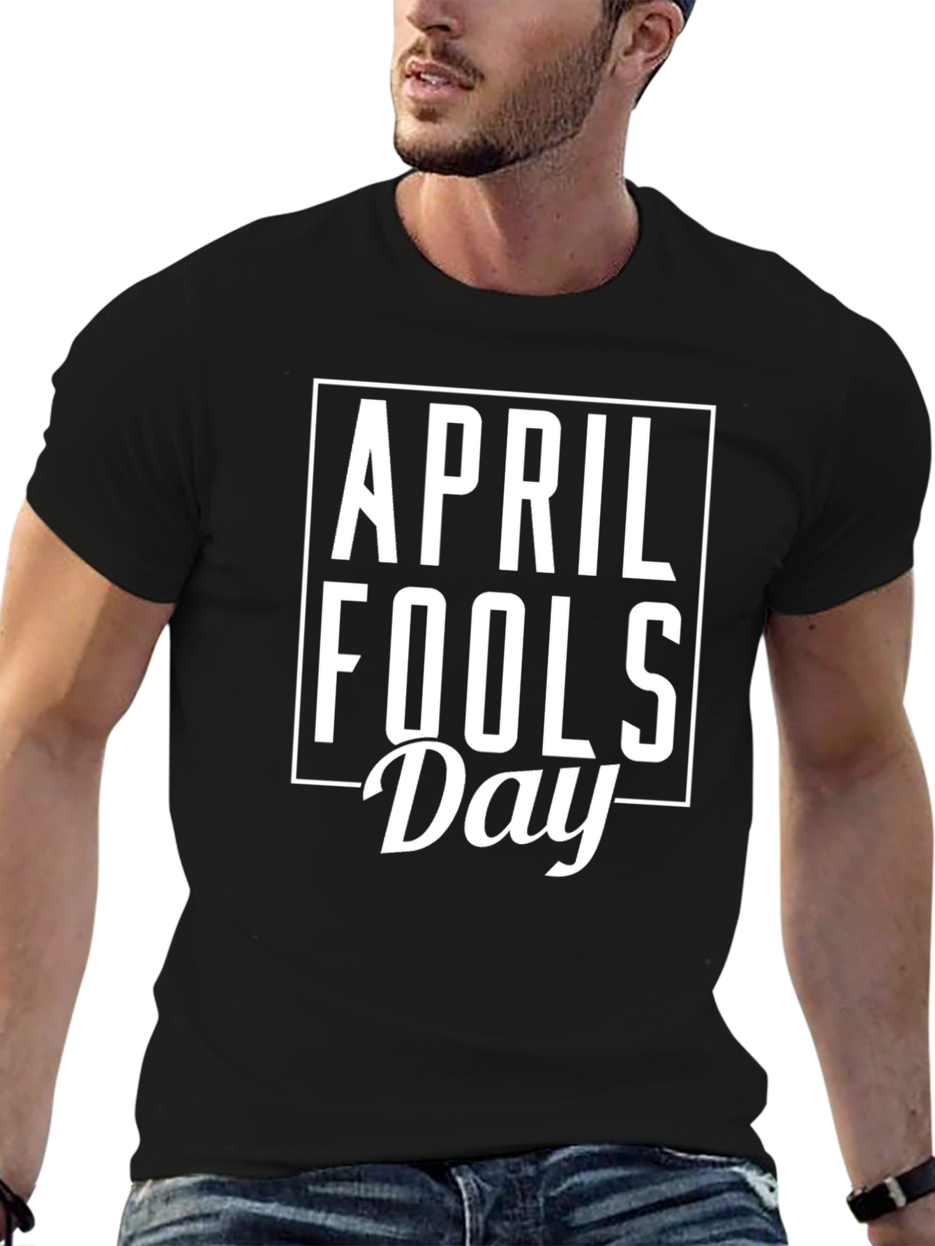April Fools Day Black T-Shirt