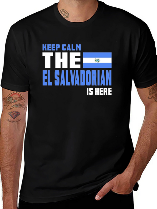 El Salvador T-Shirt Keep Calm Salvadorean Pride