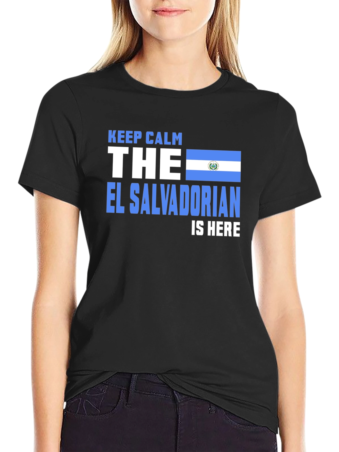El Salvador T-Shirt Keep Calm Salvadorean Pride