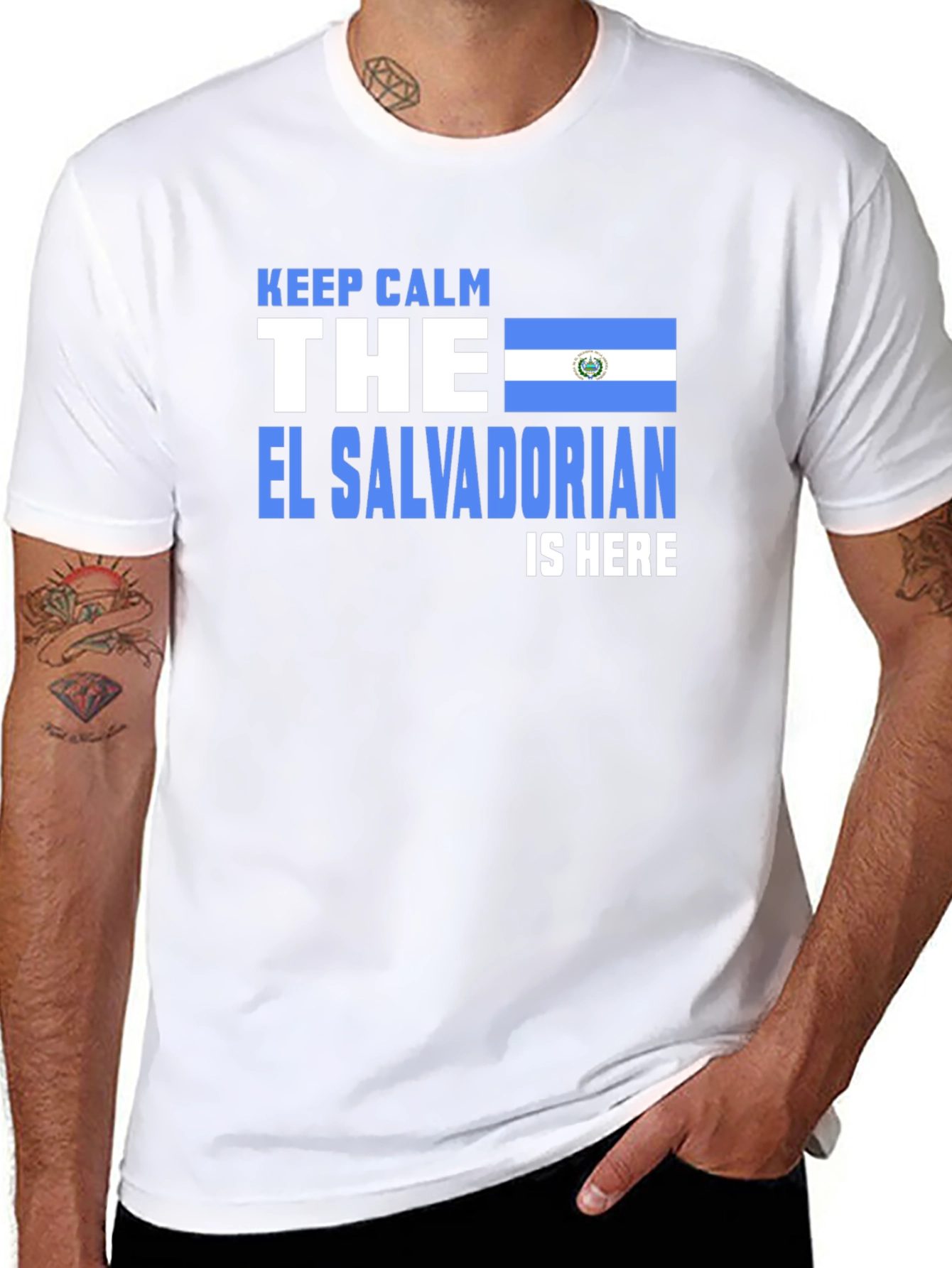 El Salvador T-Shirt Keep Calm Salvadorean Pride