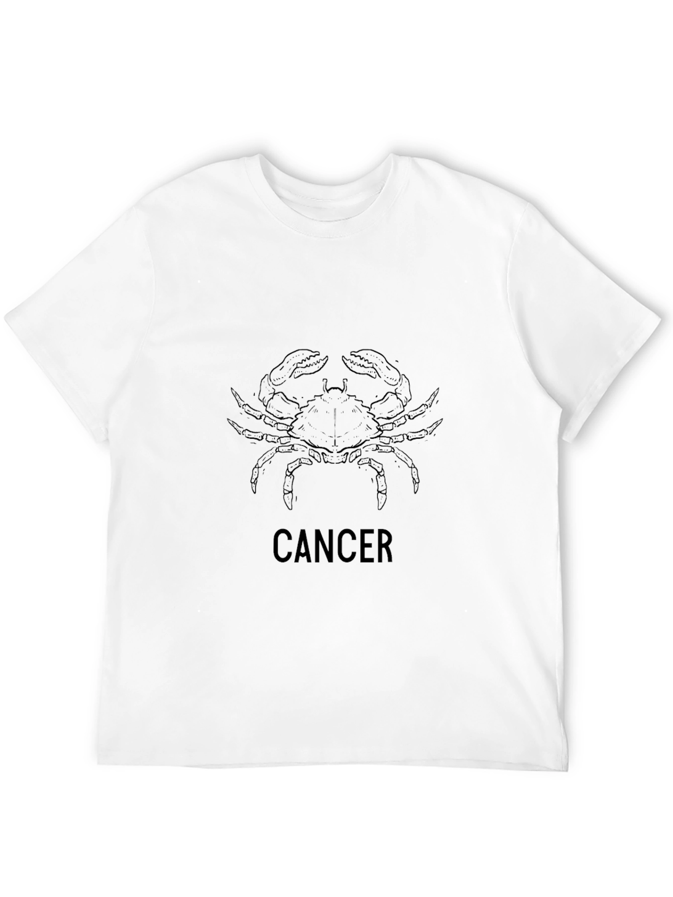 Cancer Zodiac Black Graphic Tee