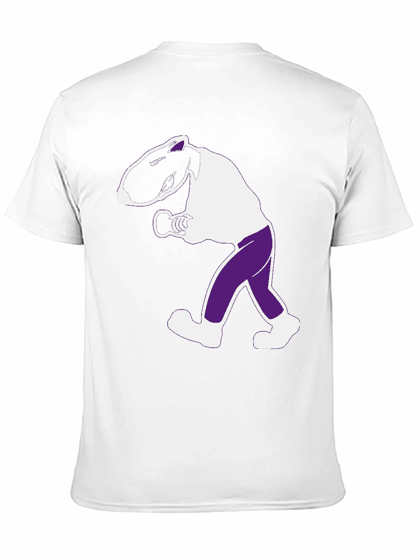 Funny Cartoon Animal Graphic Tee - Black