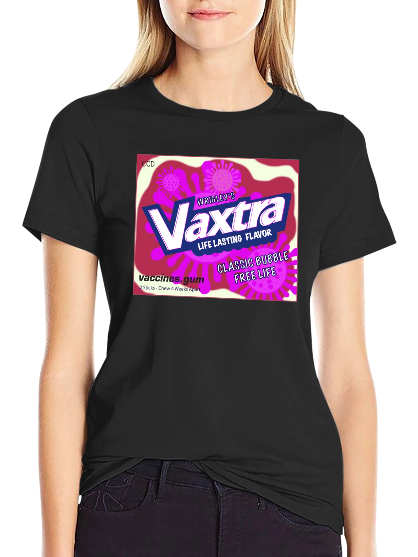 Vaxtra Gum T-Shirt - Funny Vaccine Design