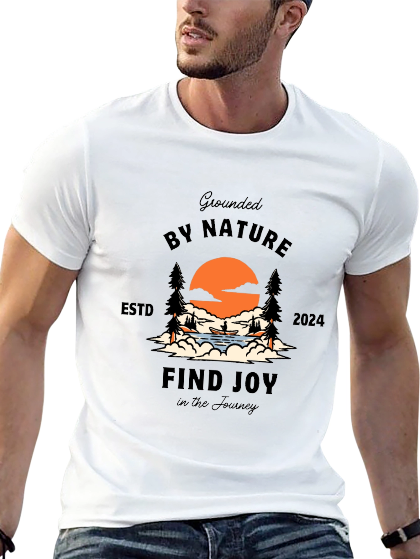 Grounded by Nature Tee: Find Joy in the Journey