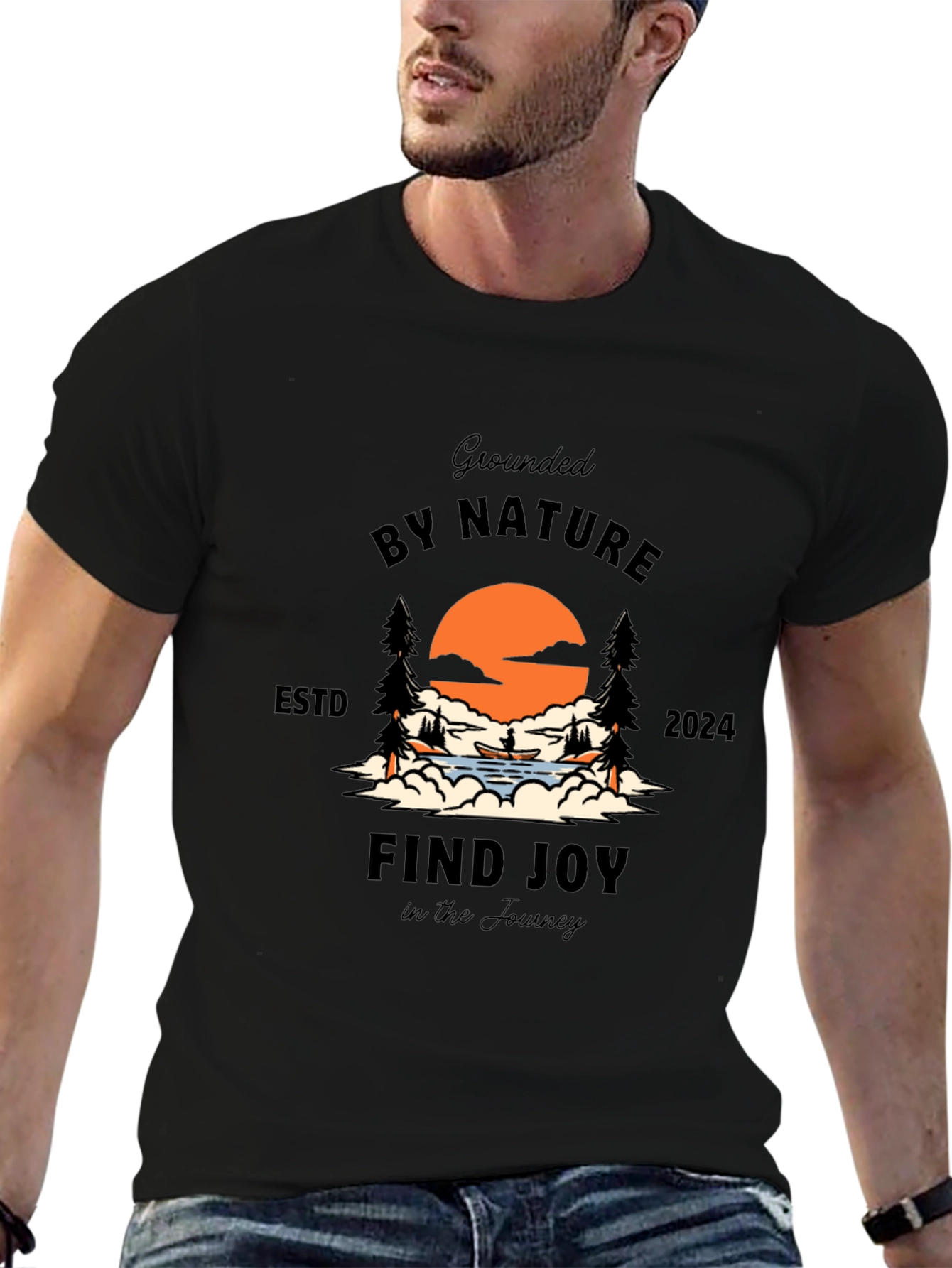 Grounded by Nature Tee: Find Joy in the Journey