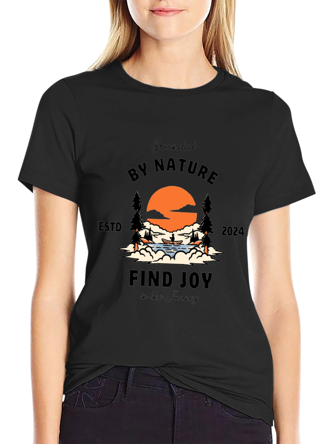 Grounded by Nature Tee: Find Joy in the Journey