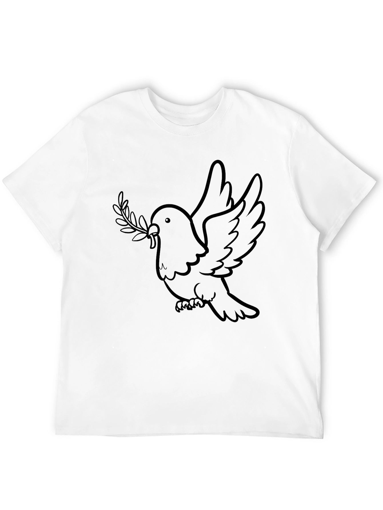Peace Dove Graphic Tee - Black T-Shirt