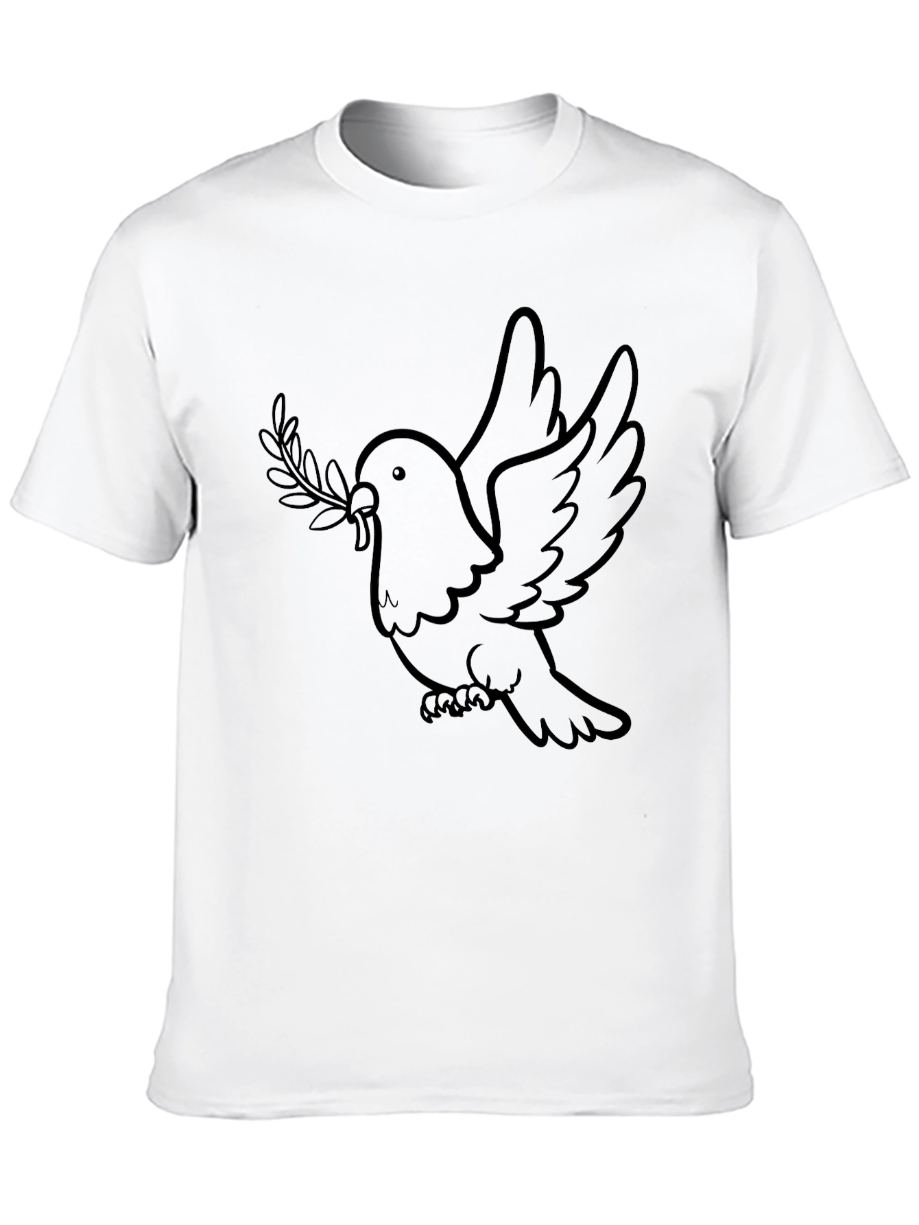 Peace Dove Graphic Tee - Black T-Shirt