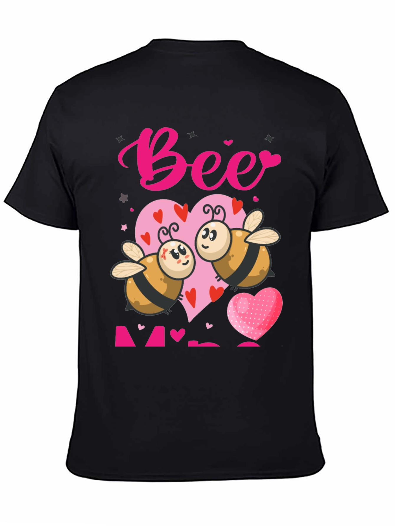 Bee Mine Valentines T-Shirt - Cute Cartoon Bees