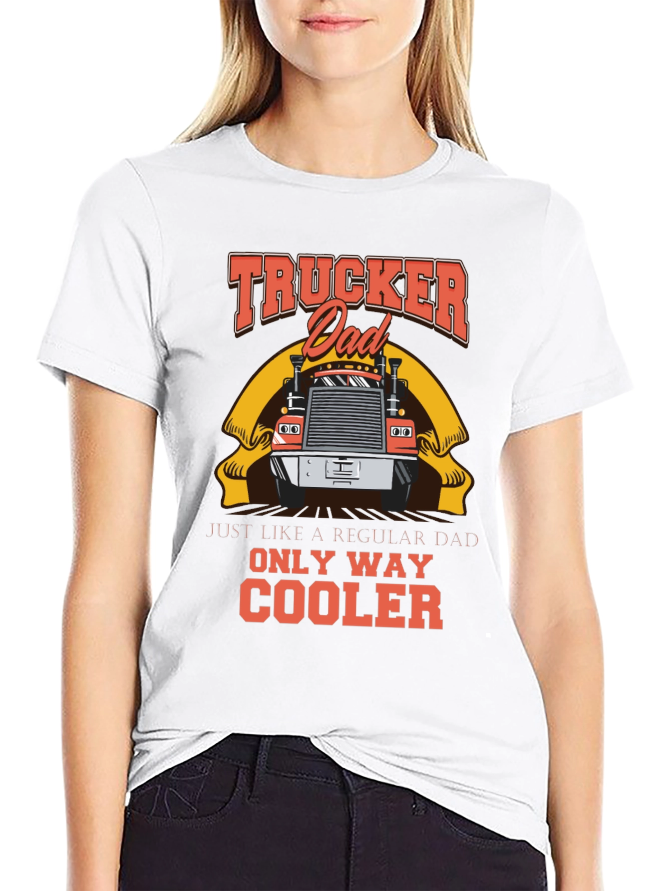 Trucker Dad T-Shirt - Cool Fathers Day Gift