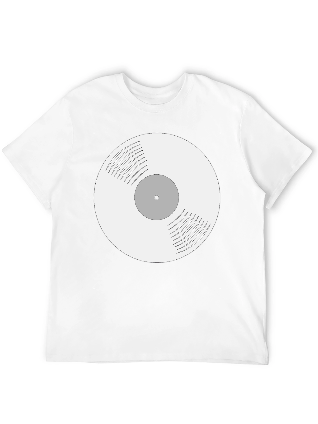 Retro Vinyl Record Graphic T-Shirt