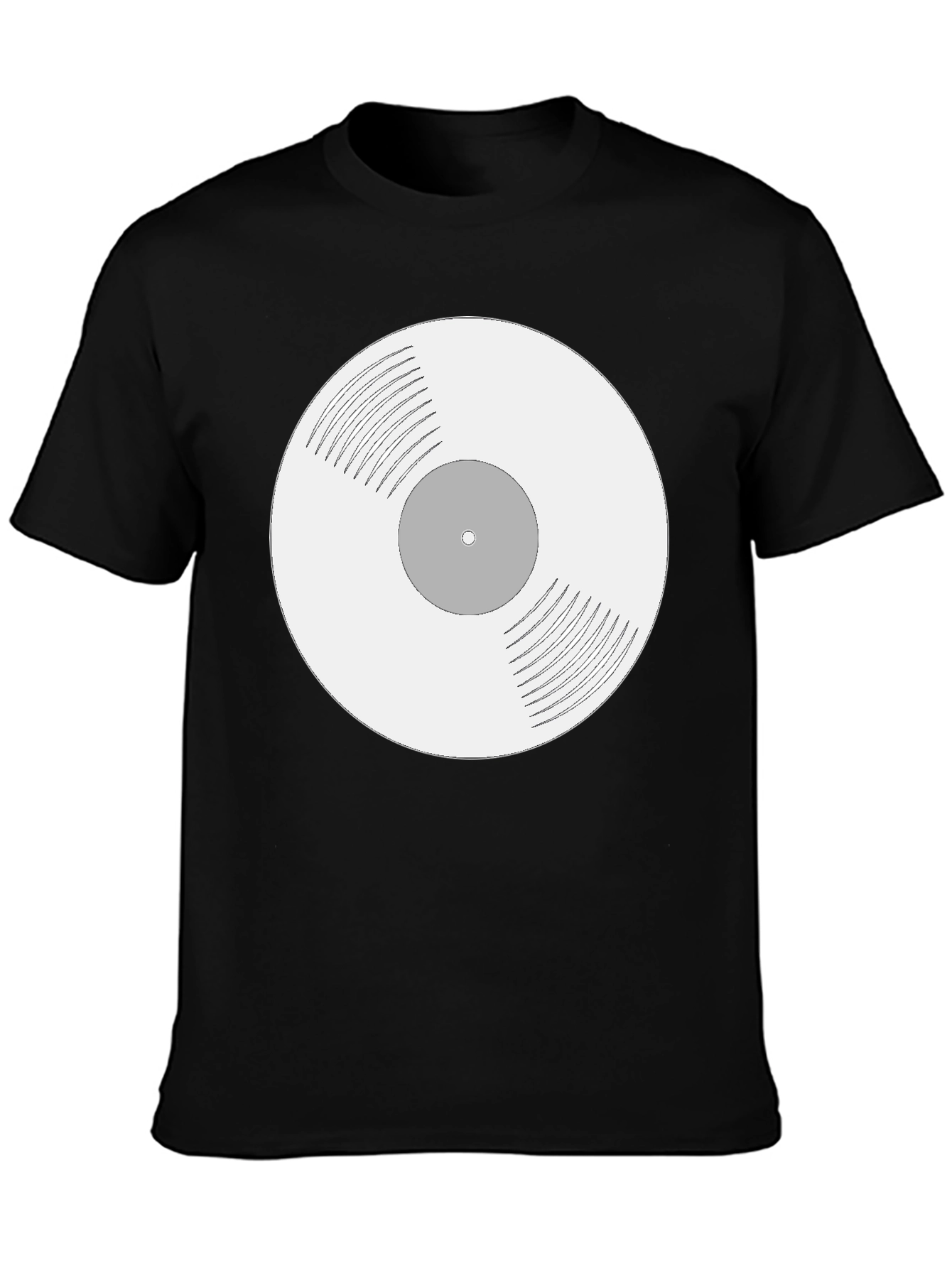 Retro Vinyl Record Graphic T-Shirt