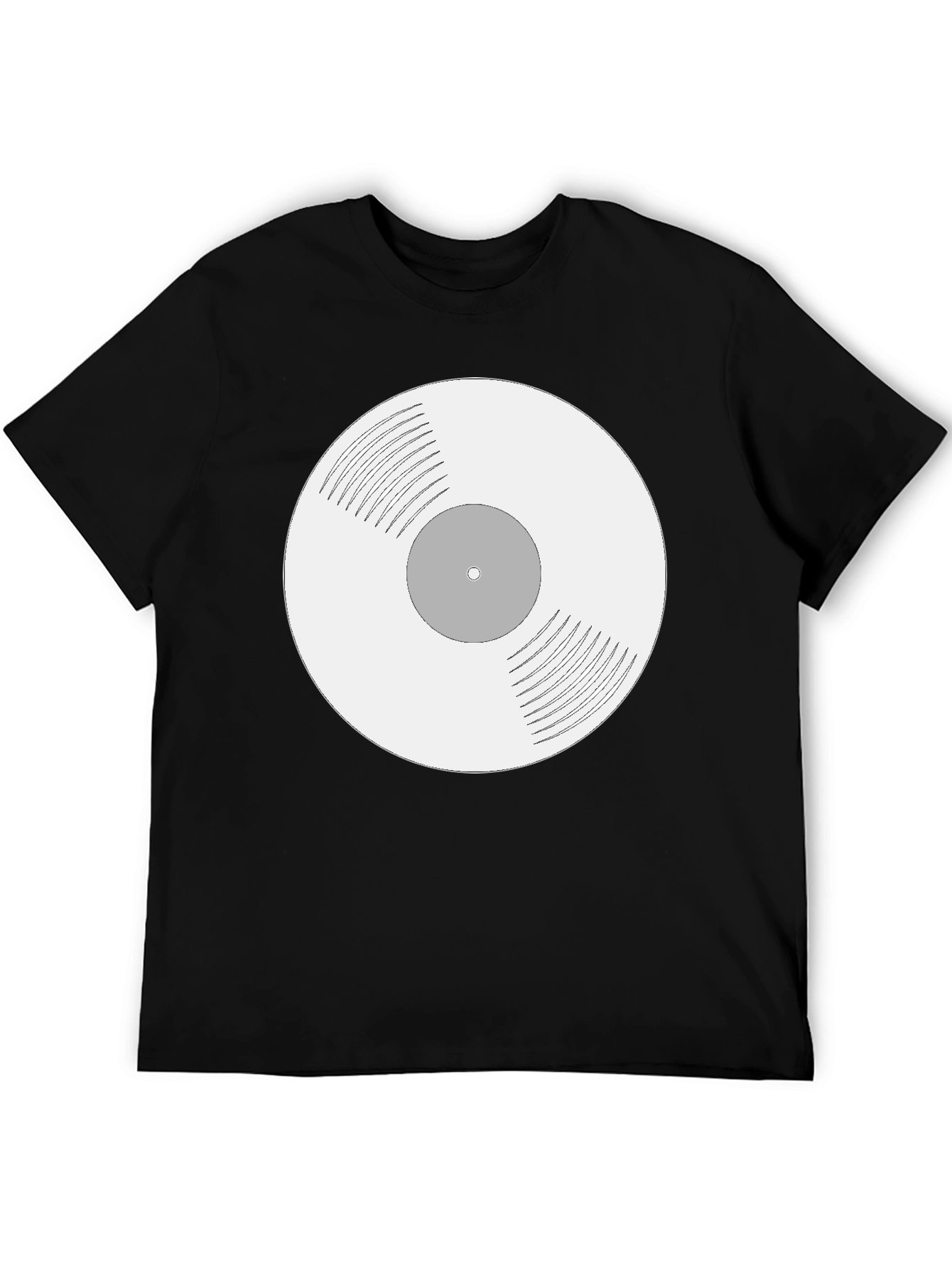 Retro Vinyl Record Graphic T-Shirt