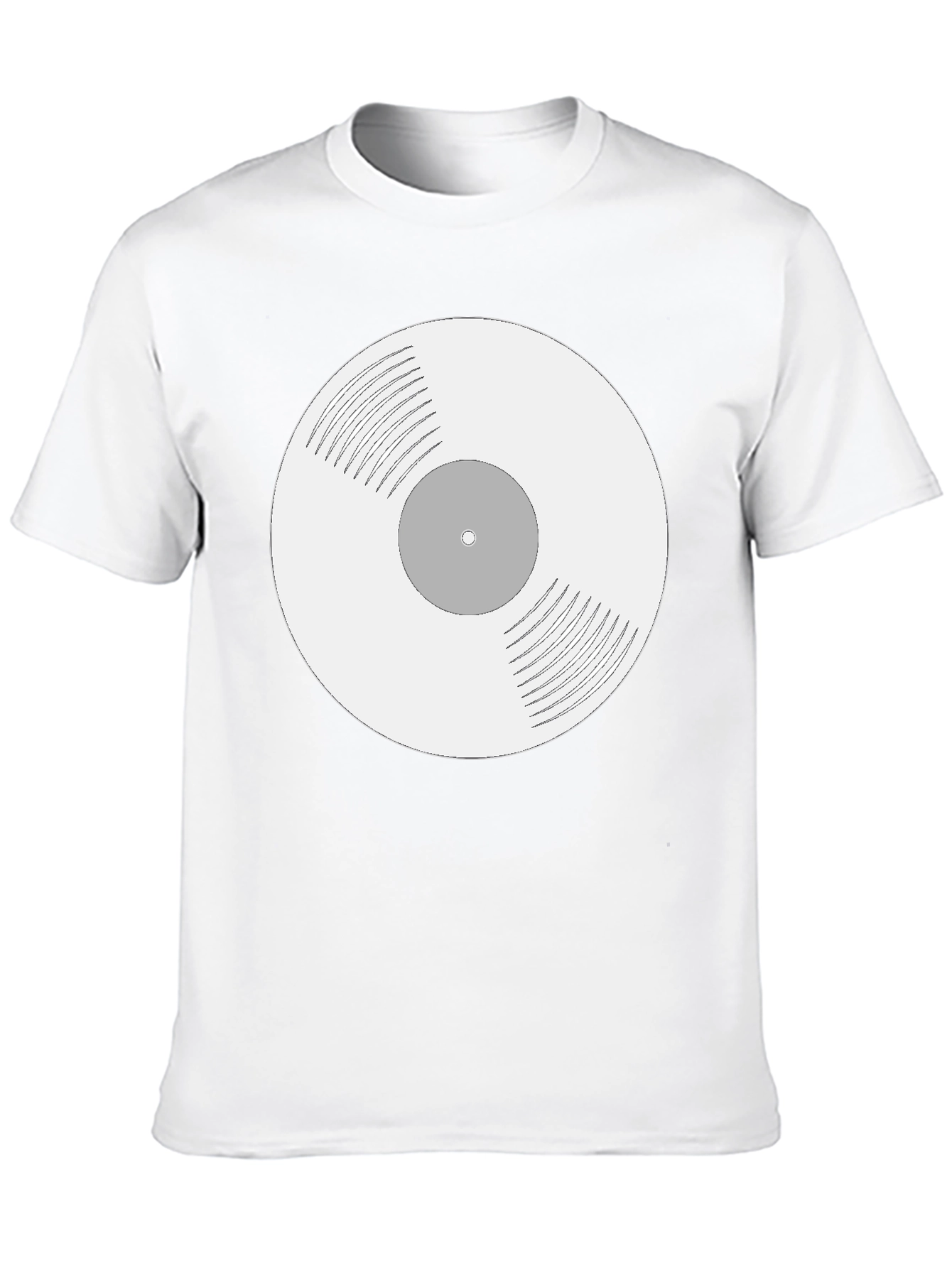 Retro Vinyl Record Graphic T-Shirt