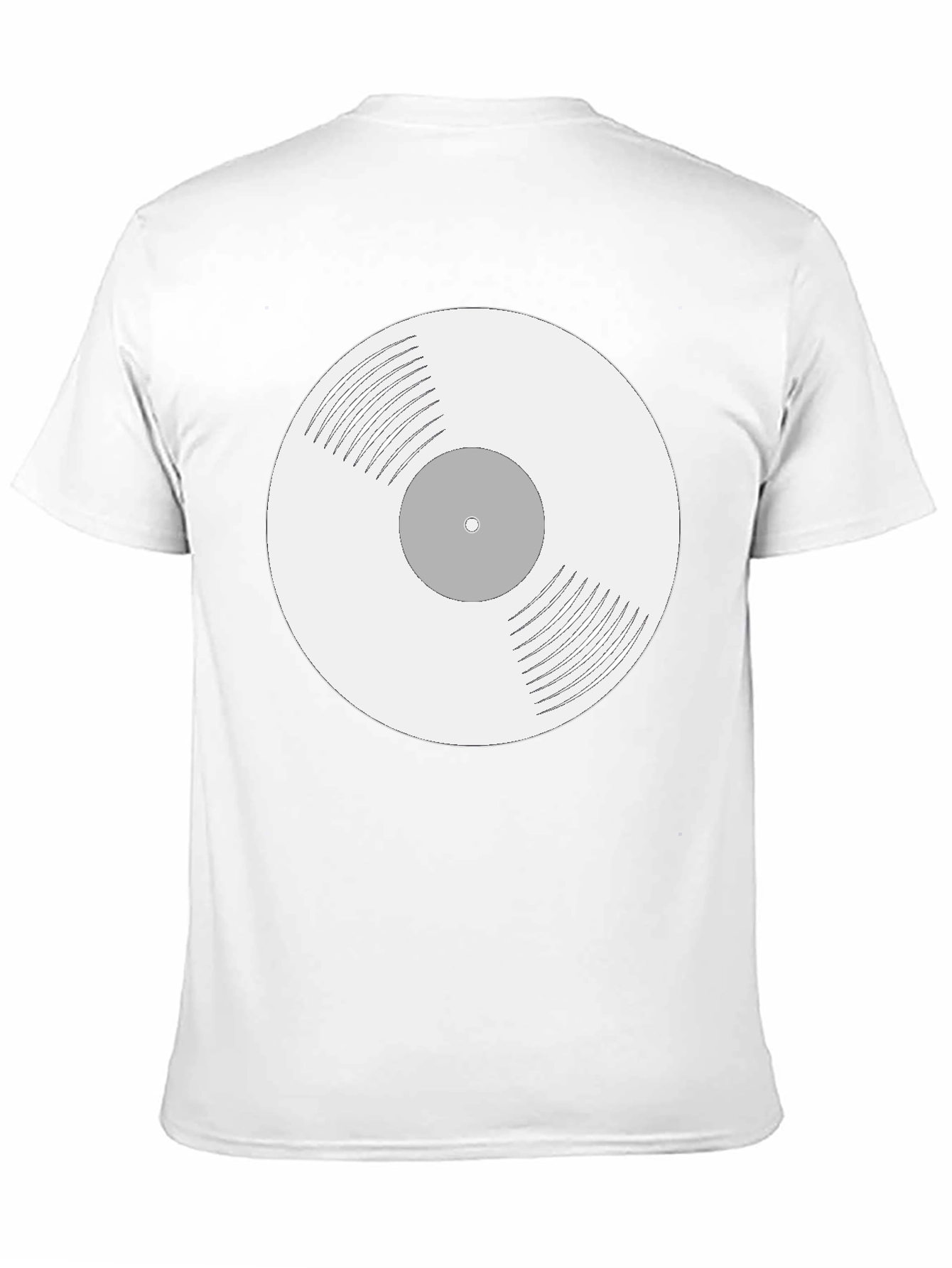 Retro Vinyl Record Graphic T-Shirt