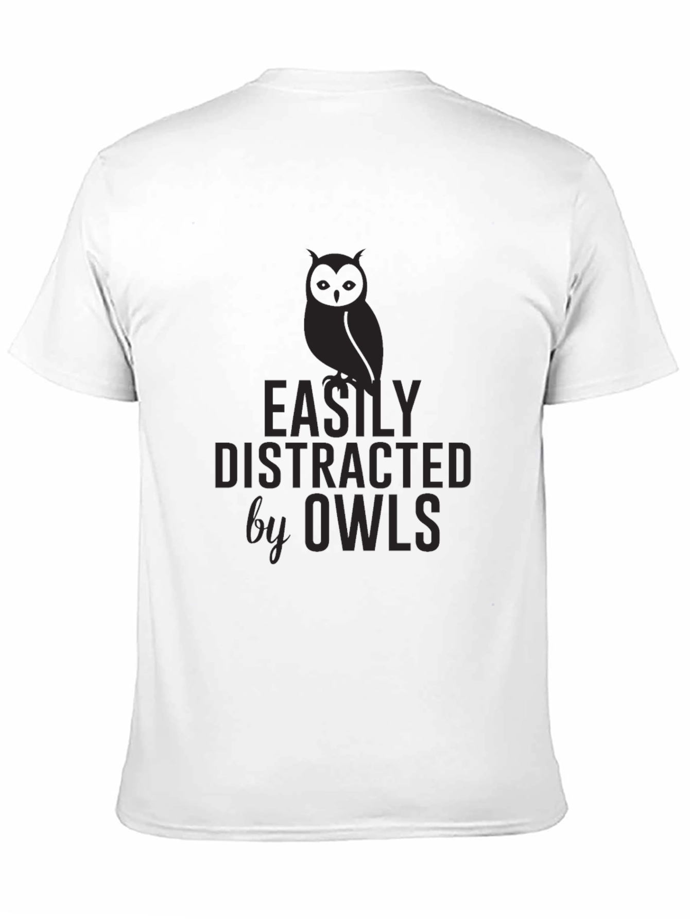 Easily Distracted By Owls Graphic T-Shirt