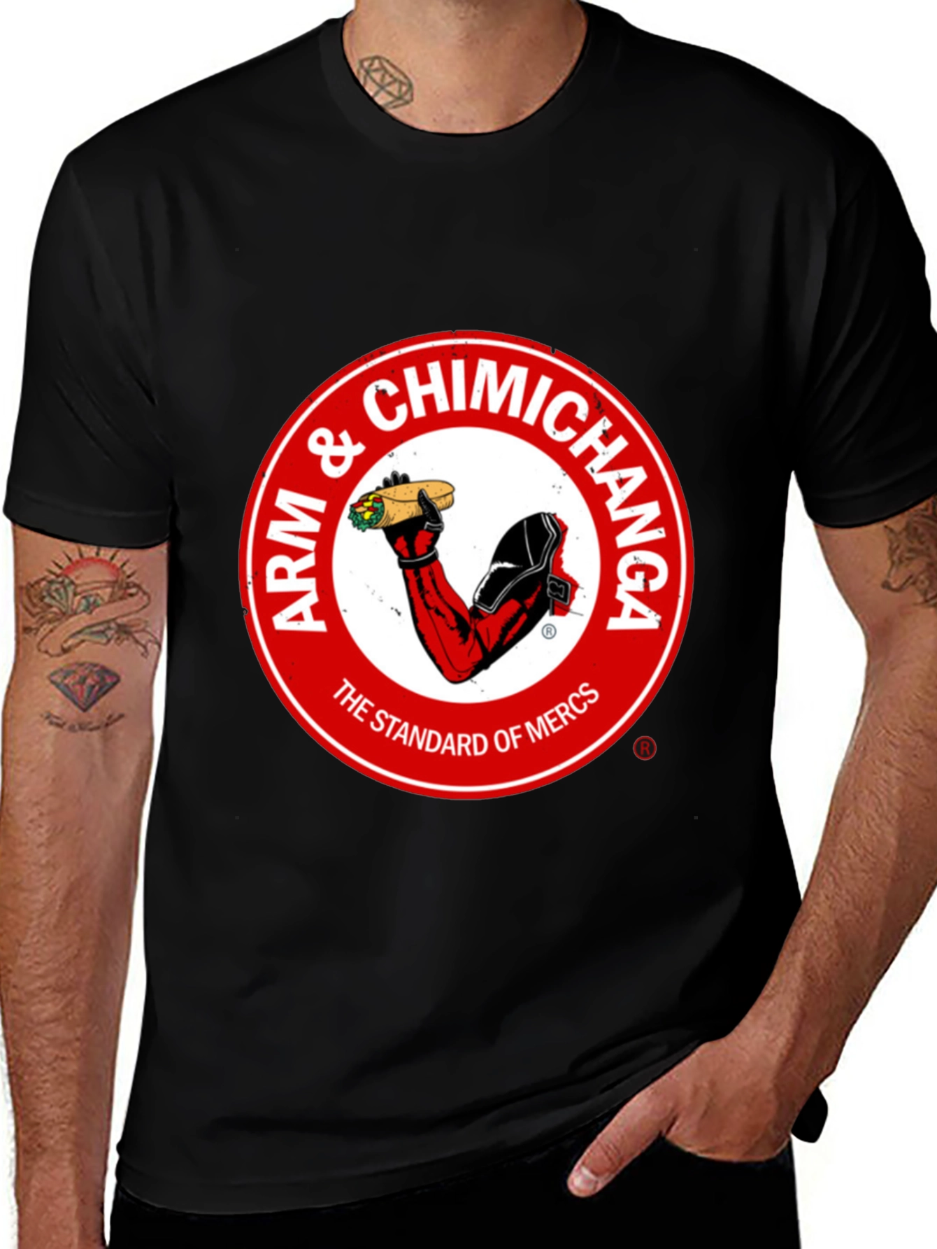 Arm & Chimichanga Graphic Tee - Standard of Mercs