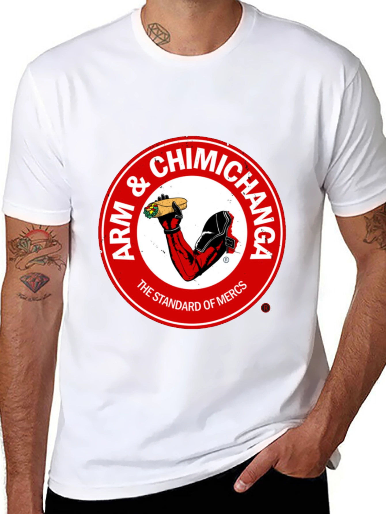 Arm & Chimichanga Graphic Tee - Standard of Mercs