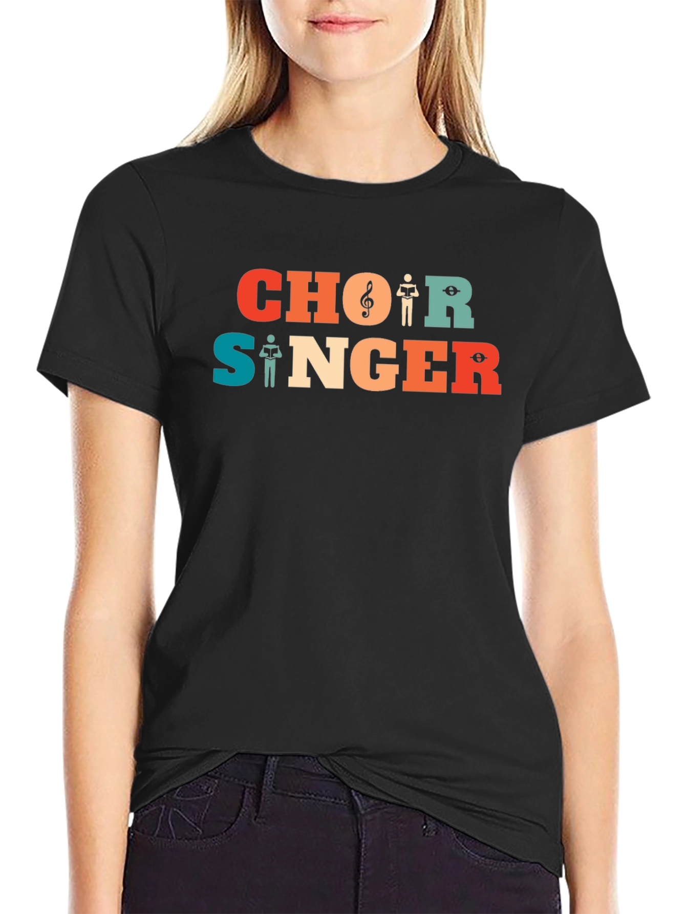 Choir Singer T-Shirt - Retro Music Lover Tee