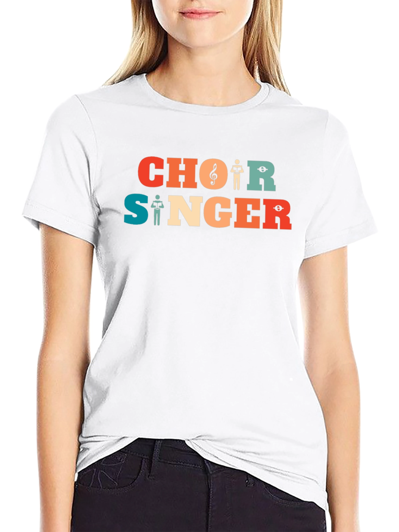Choir Singer T-Shirt - Retro Music Lover Tee