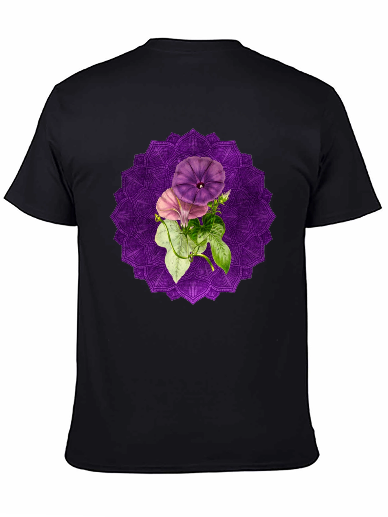 Floral Mandala Graphic Tee - Stylish Comfort