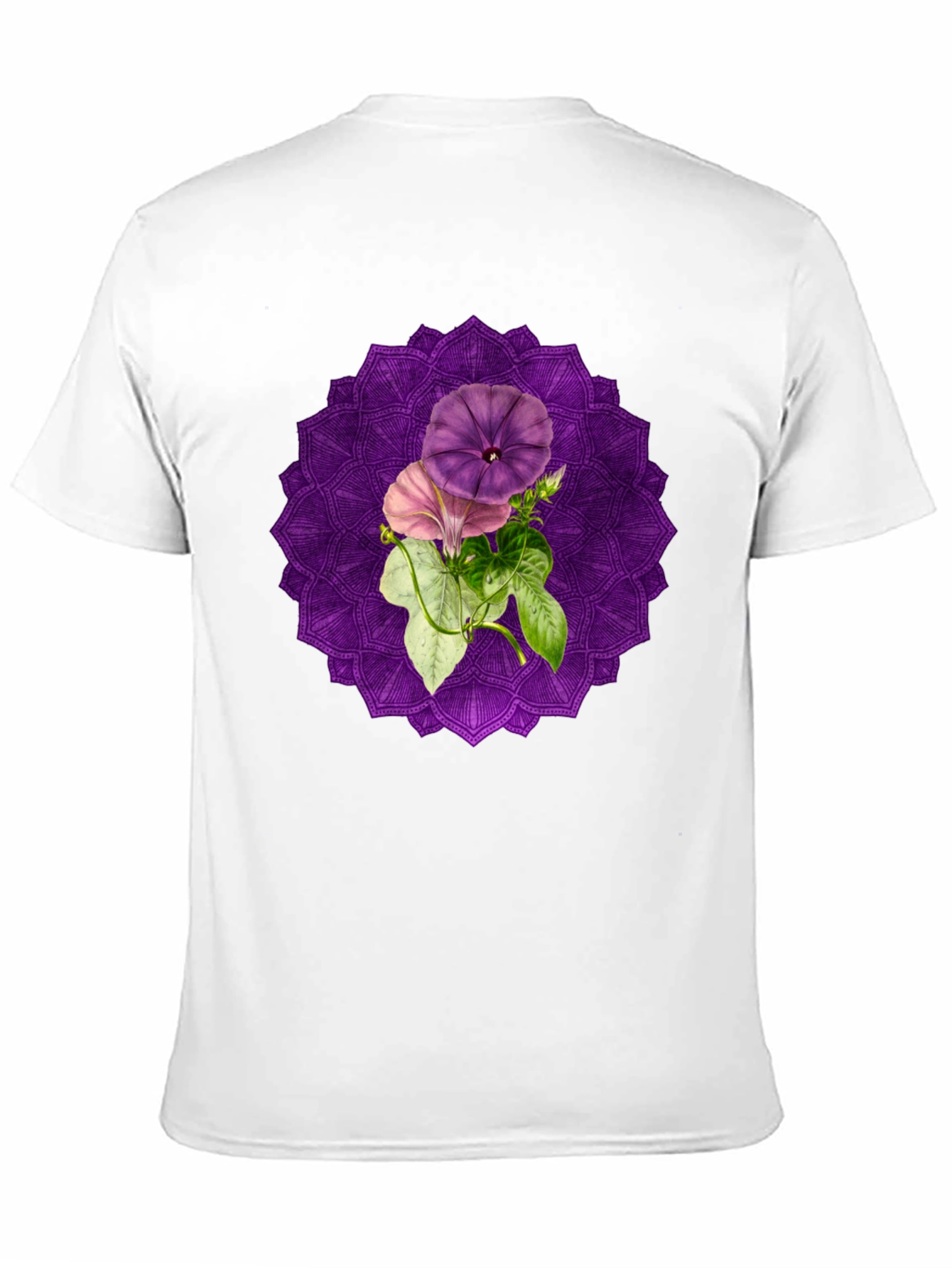 Floral Mandala Graphic Tee - Stylish Comfort