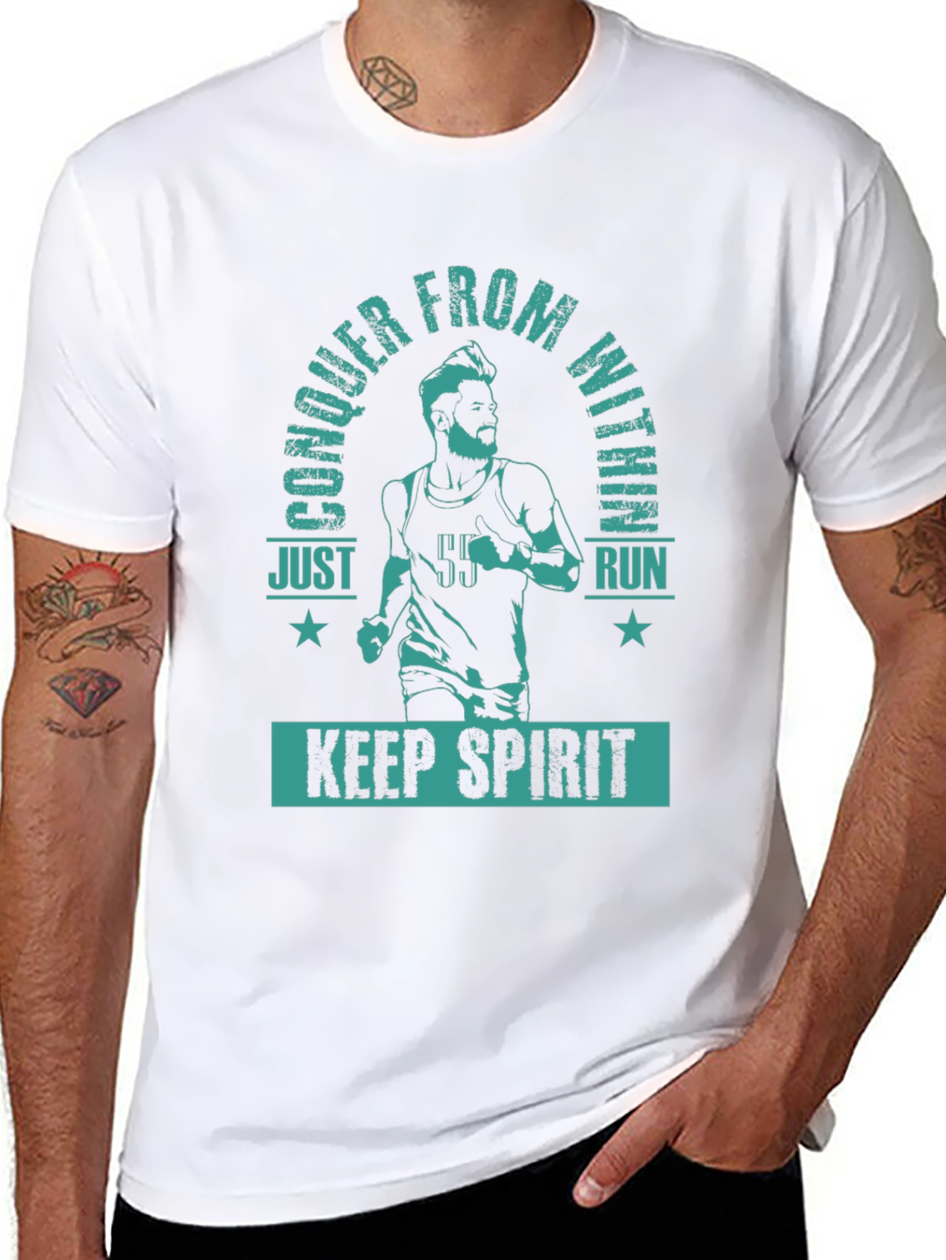 Conquer From Within Running T-Shirt